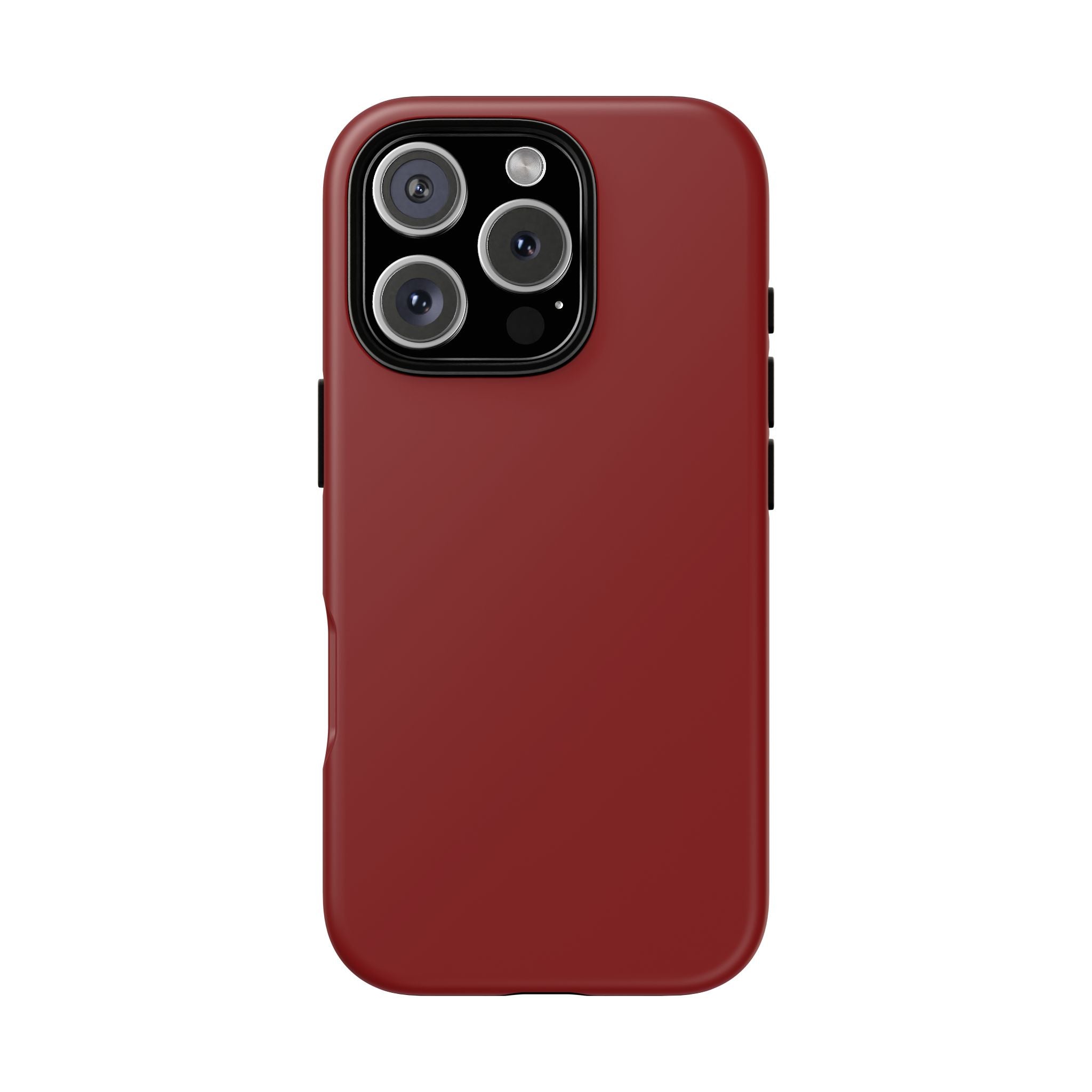 Dark Red Protective Phone Case