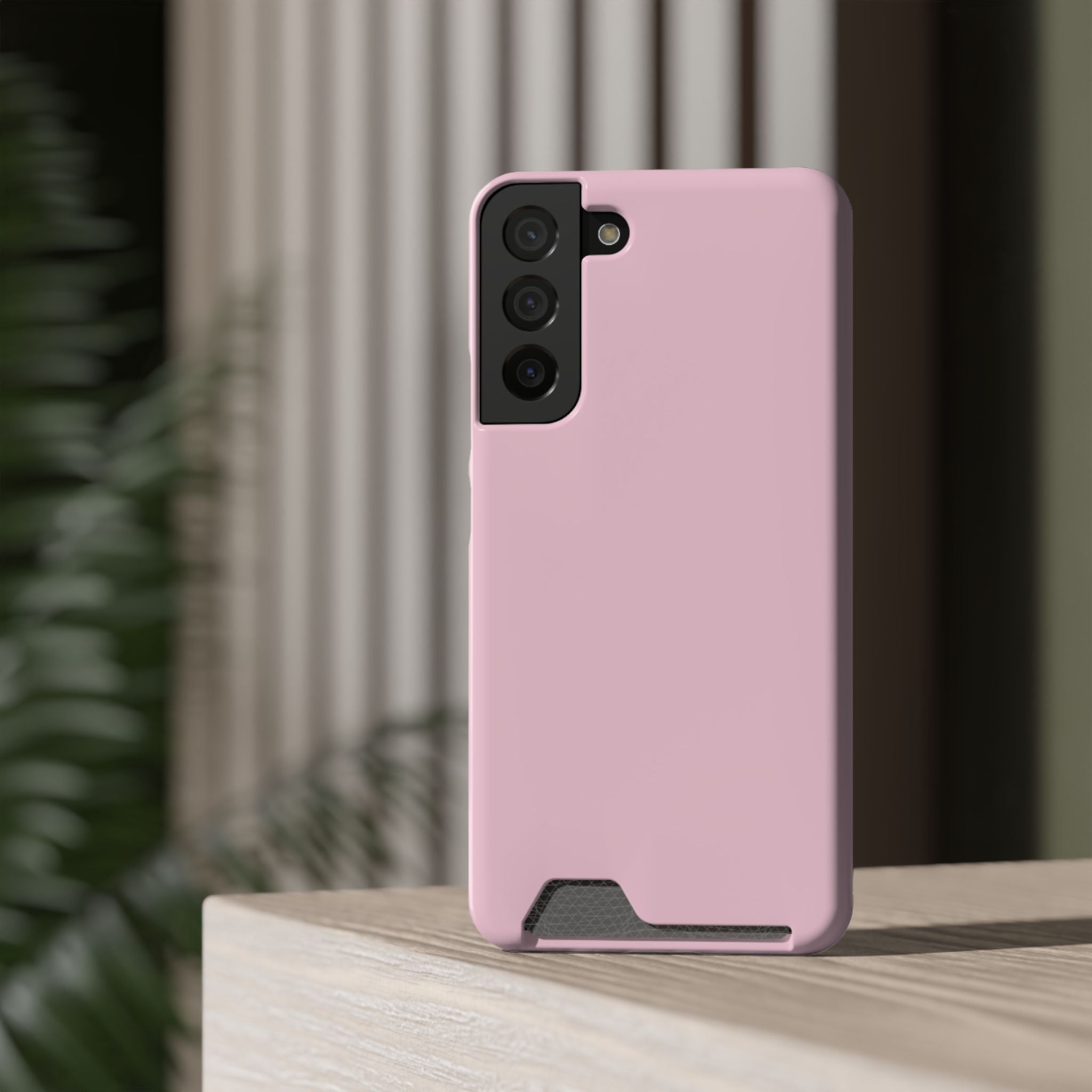 Pale Pink Card-Holder Phone Case
