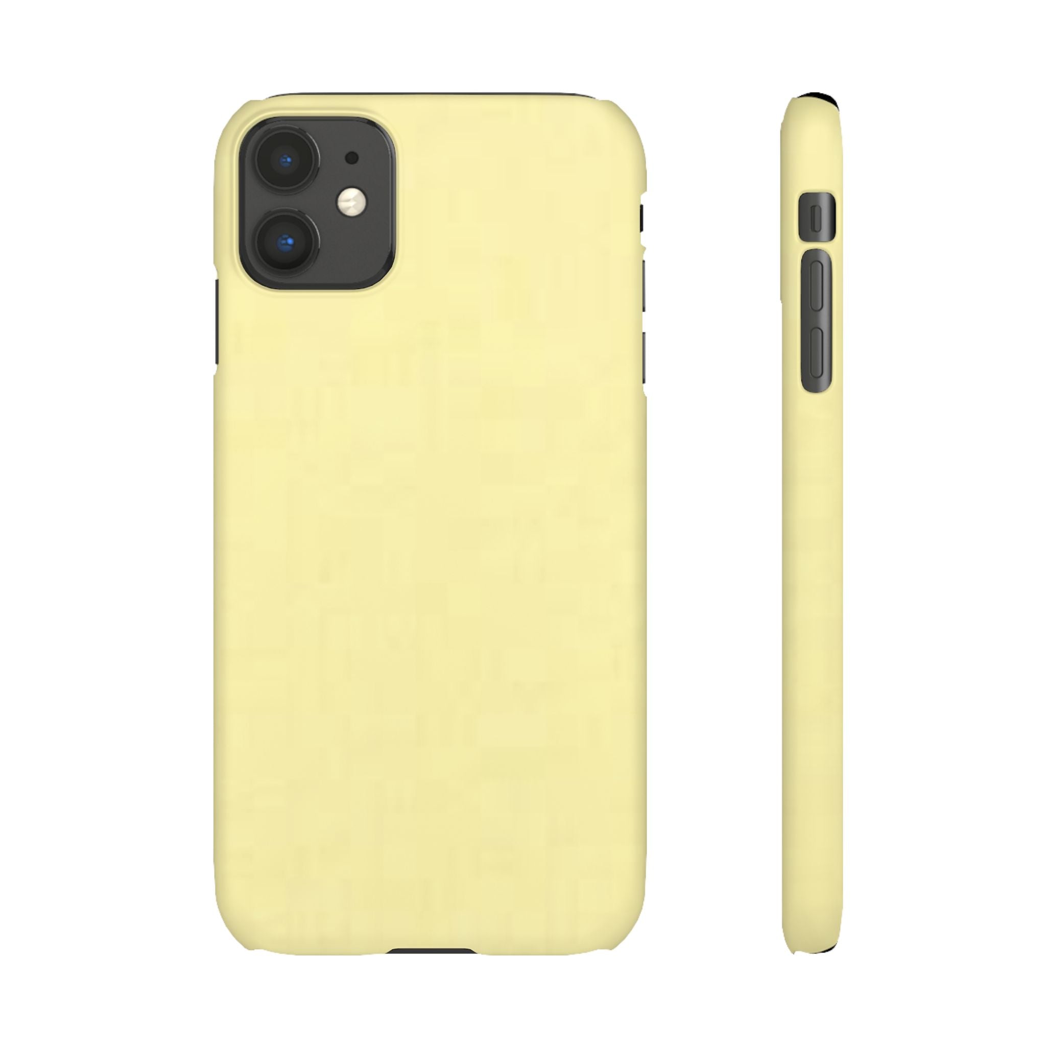 Pale Yellow Snap Phone Case