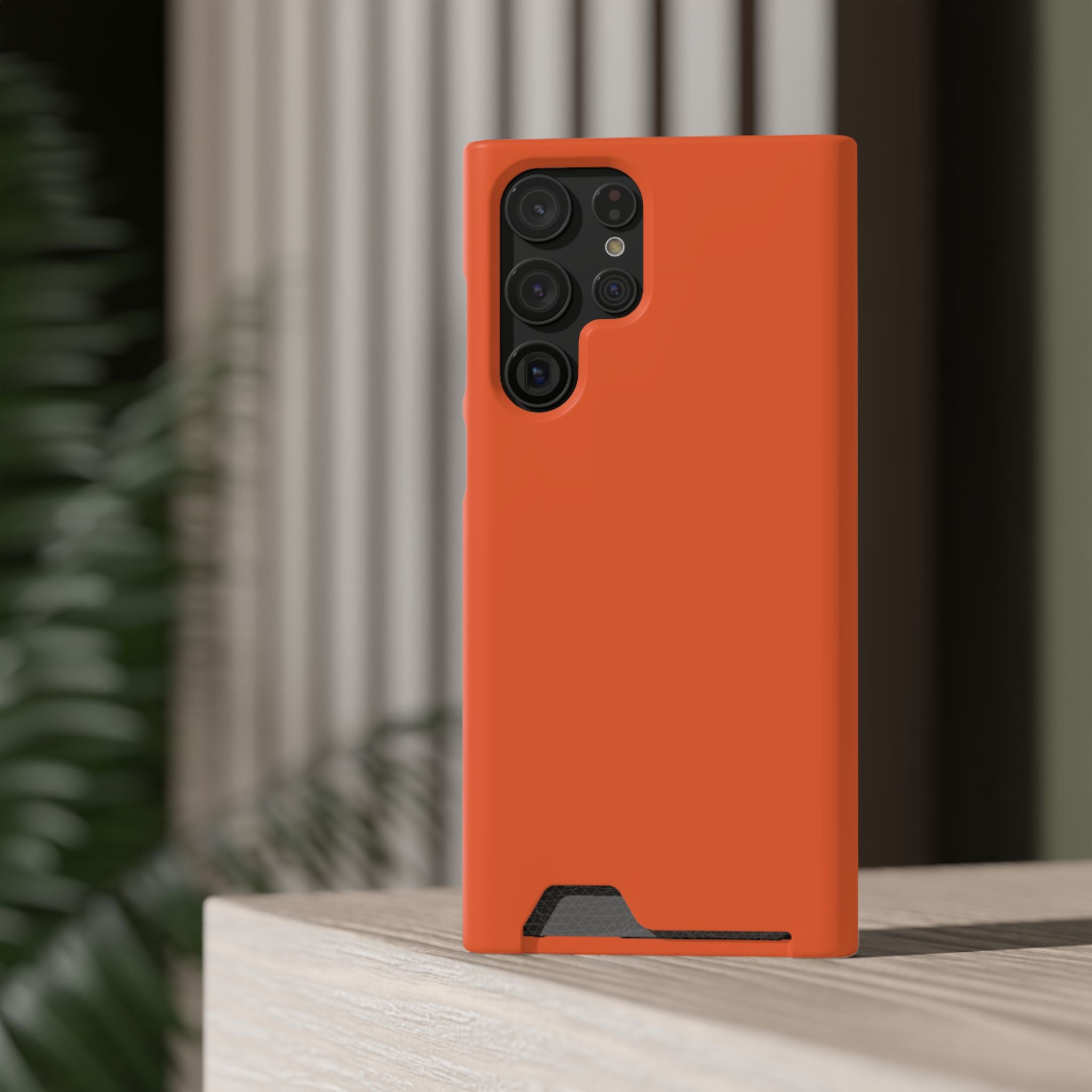 Orange Card-Holder Phone Case