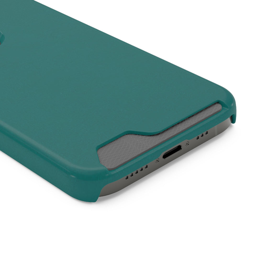 Sea Green Card Holder Phone Case