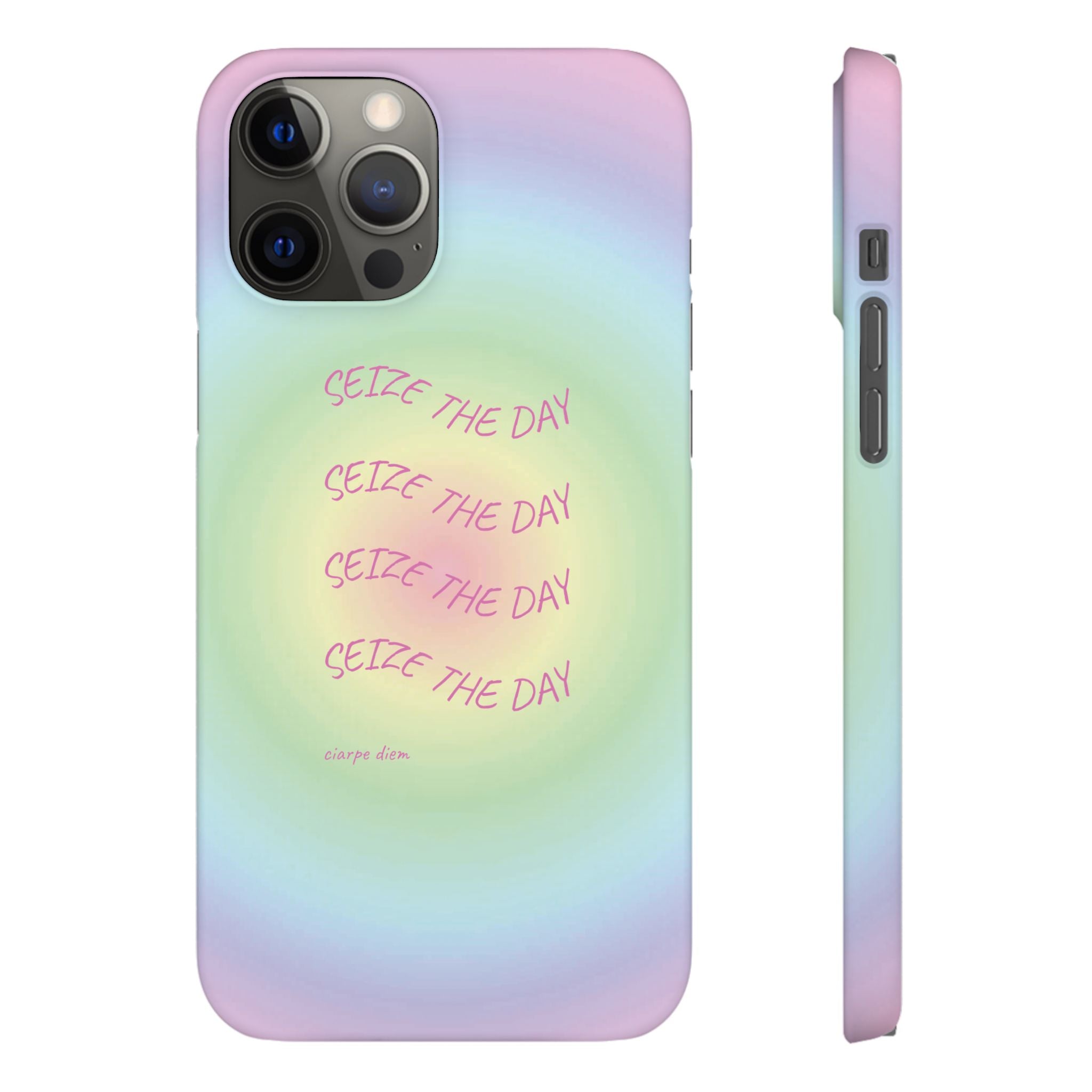 Carpe Diem Bermuda Halo Gradient Snap Phone Case