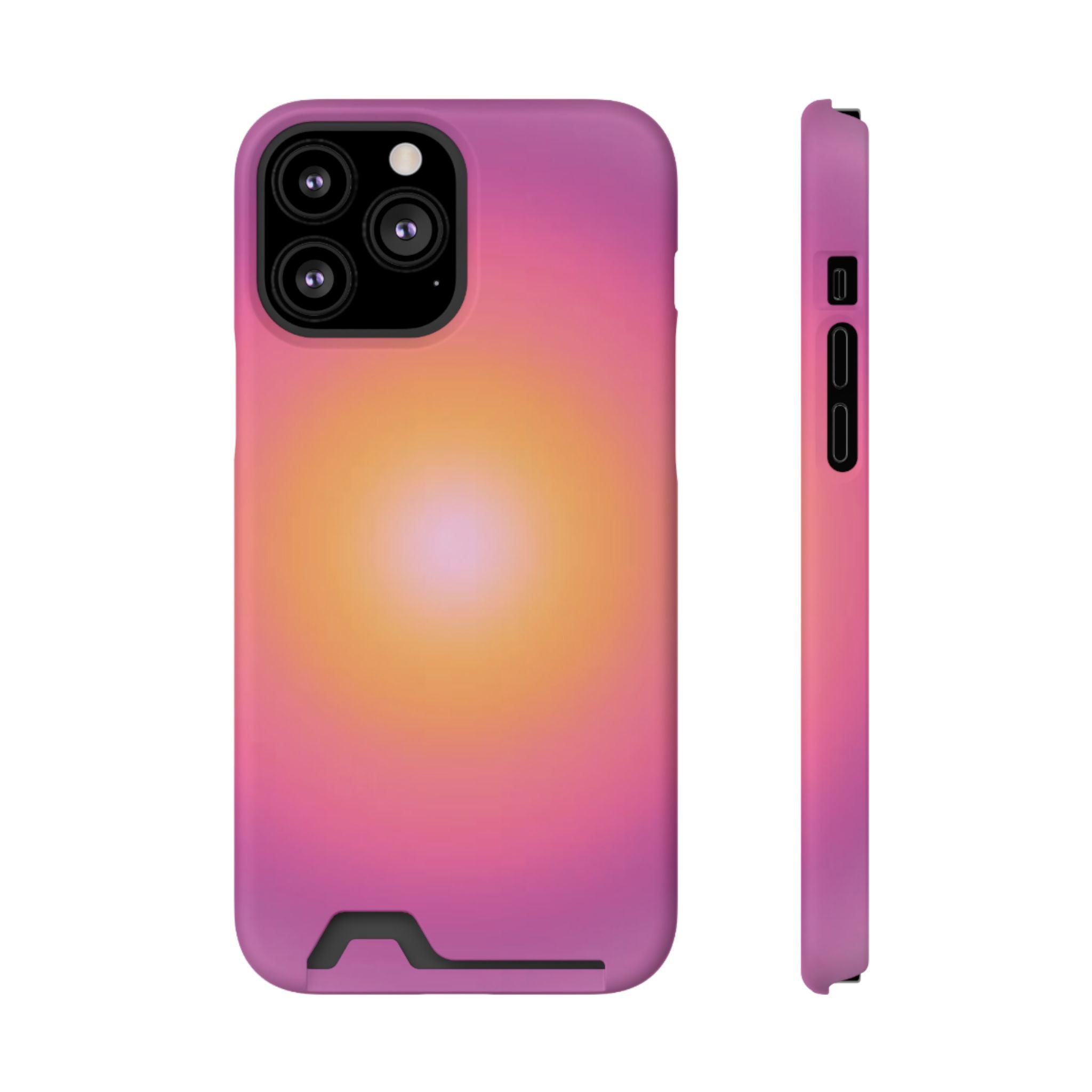 Sunset Gradient Phone Case with Card Holder