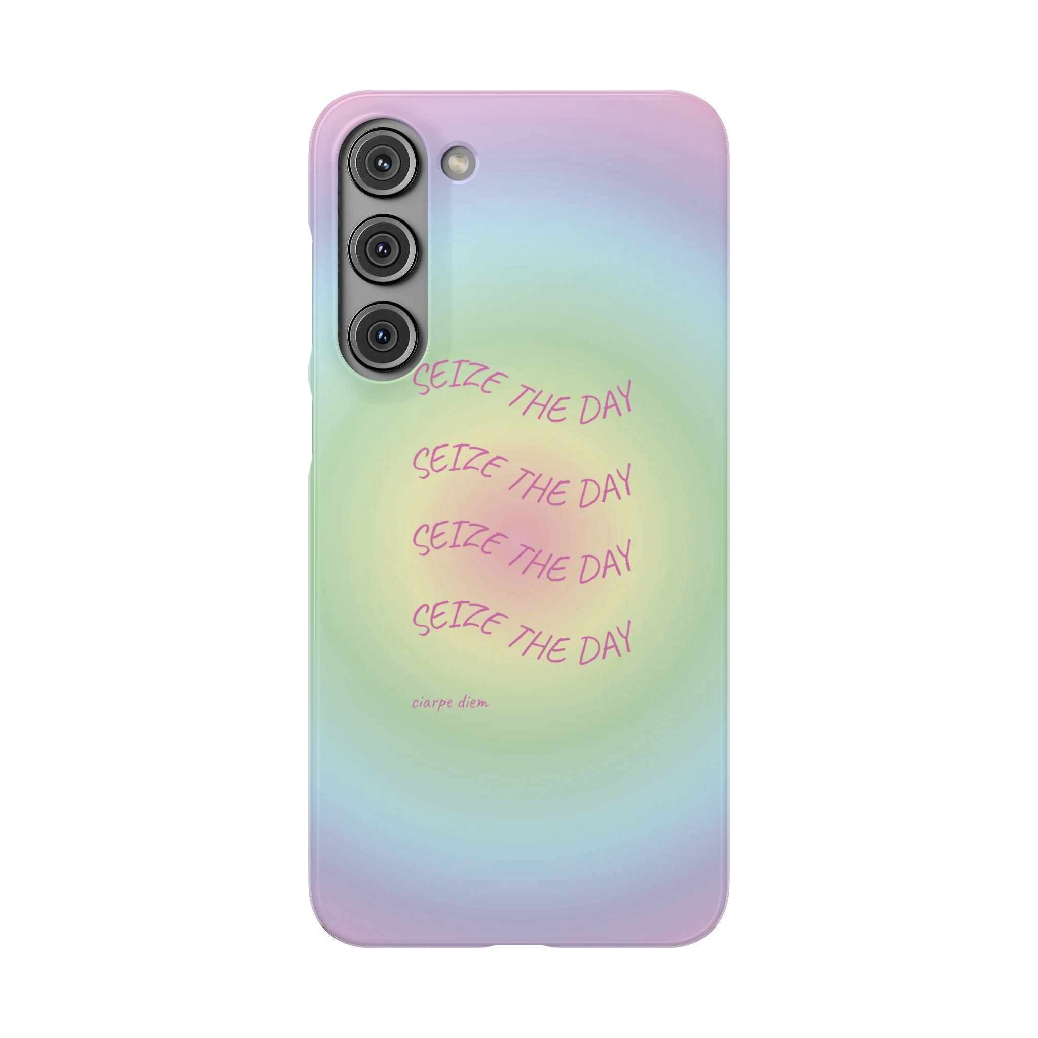Carpe Diem Bermuda Halo Gradient Snap Phone Case
