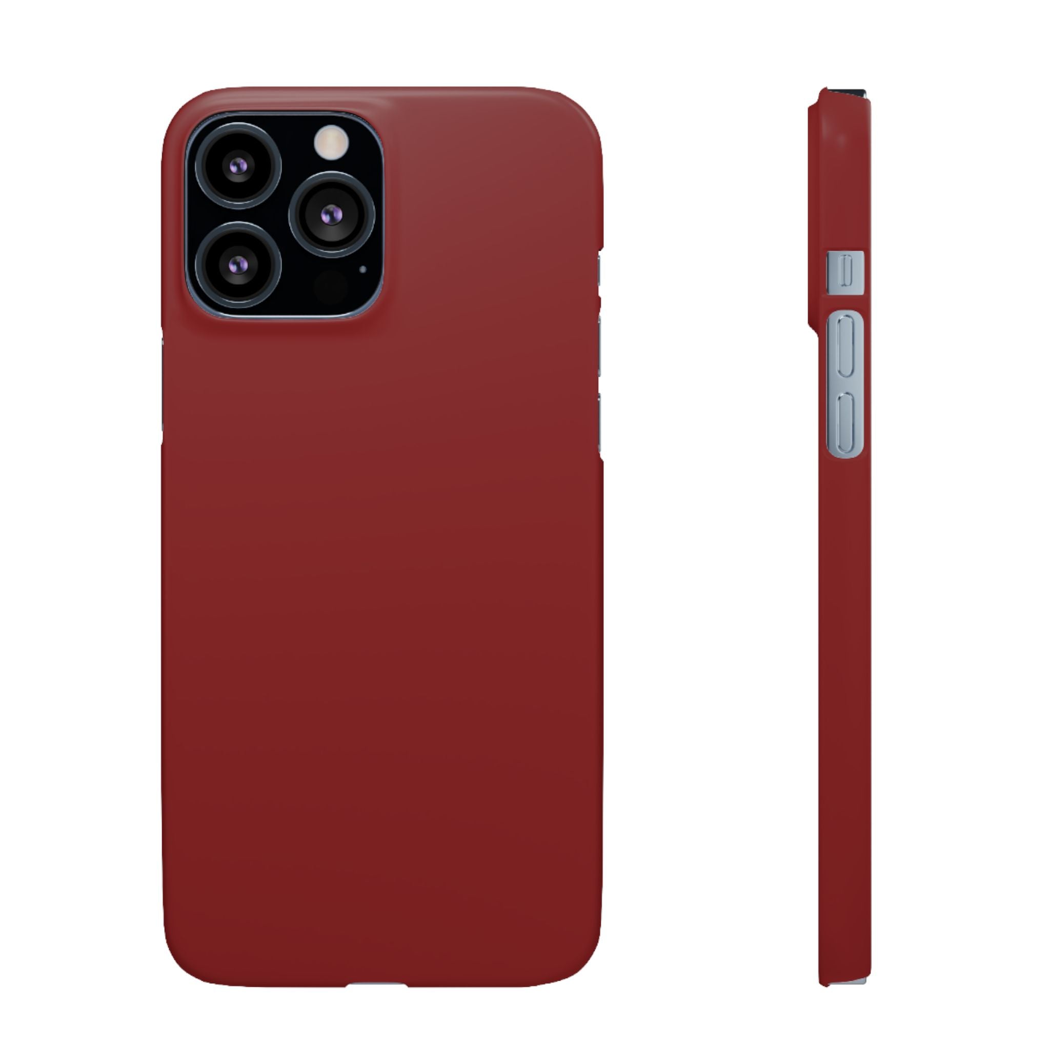 Dark Red Snap Phone Case