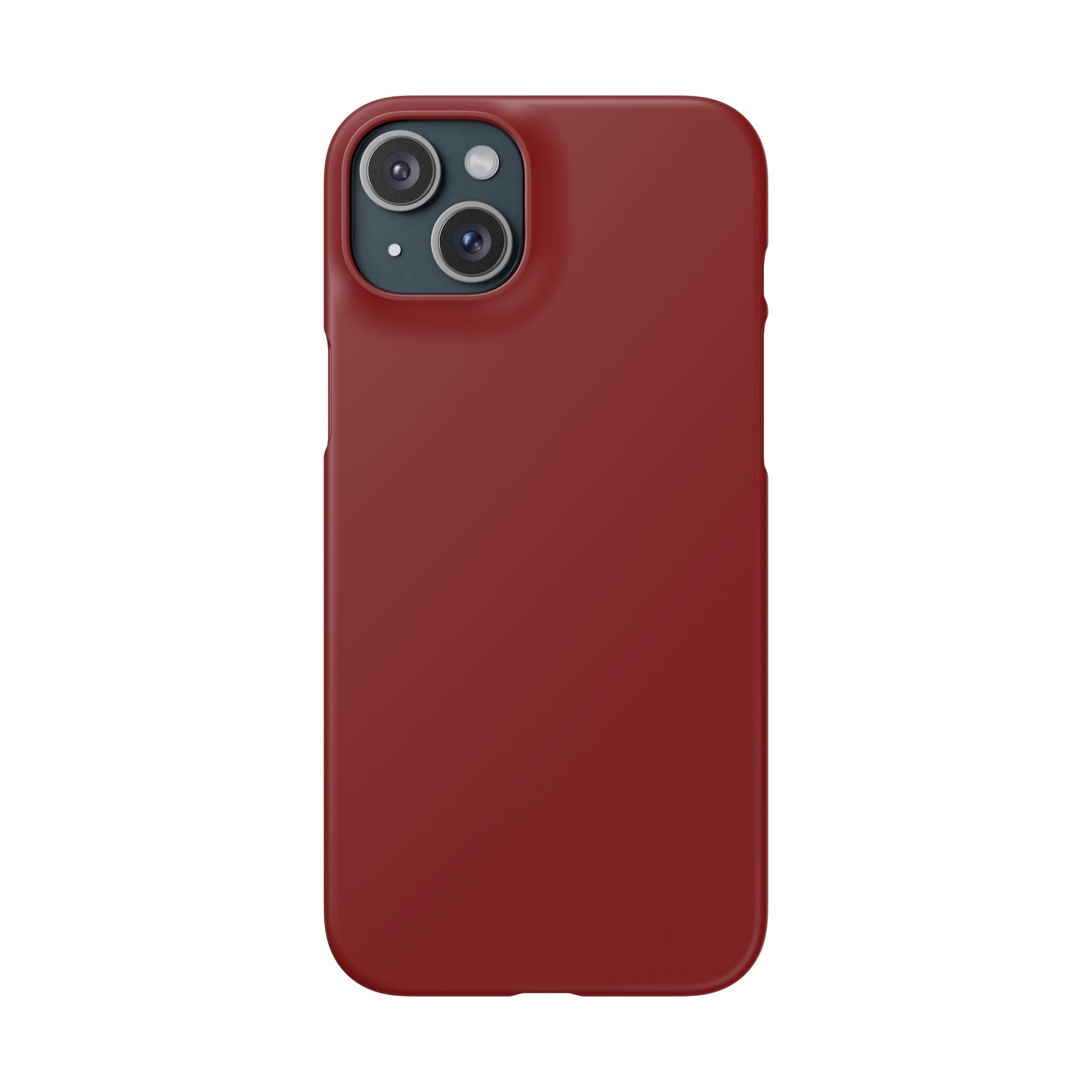 Dark Red Snap Phone Case