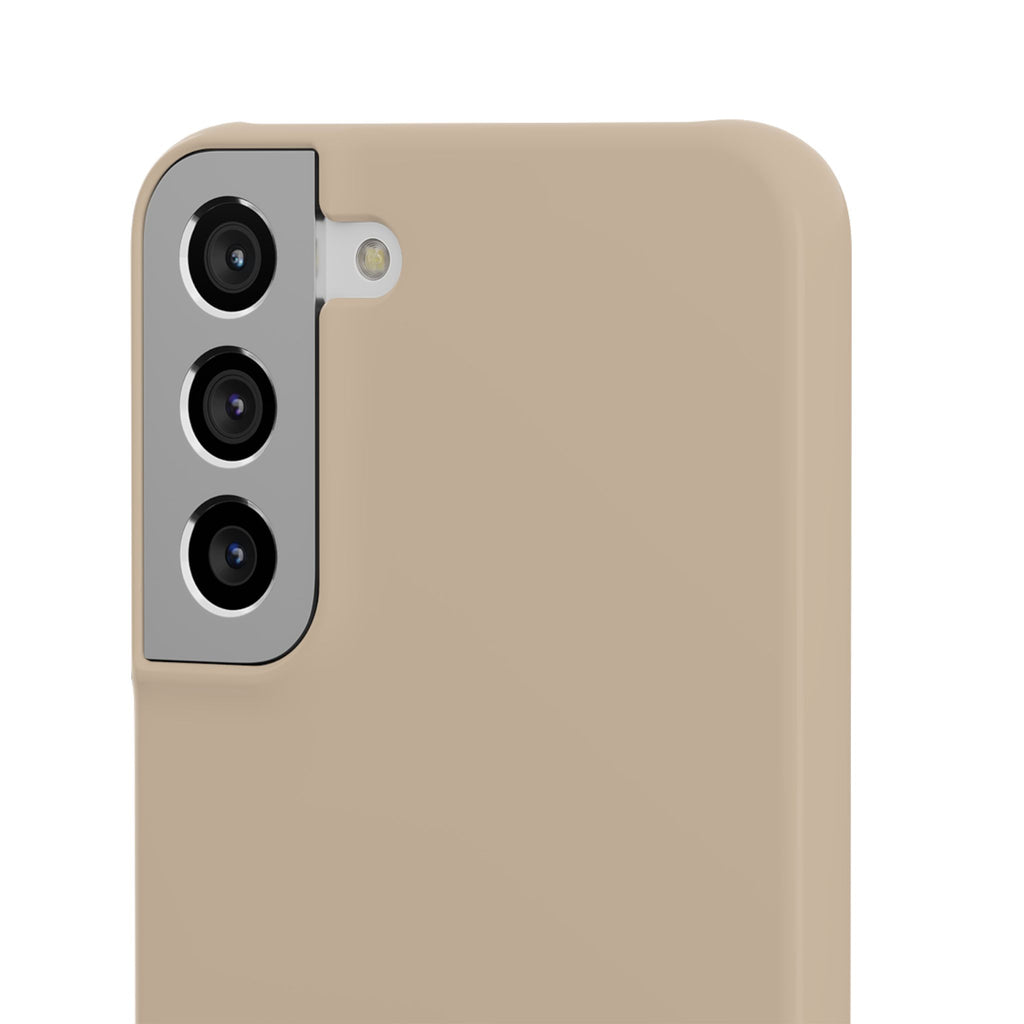 Beige Snap Phone Case