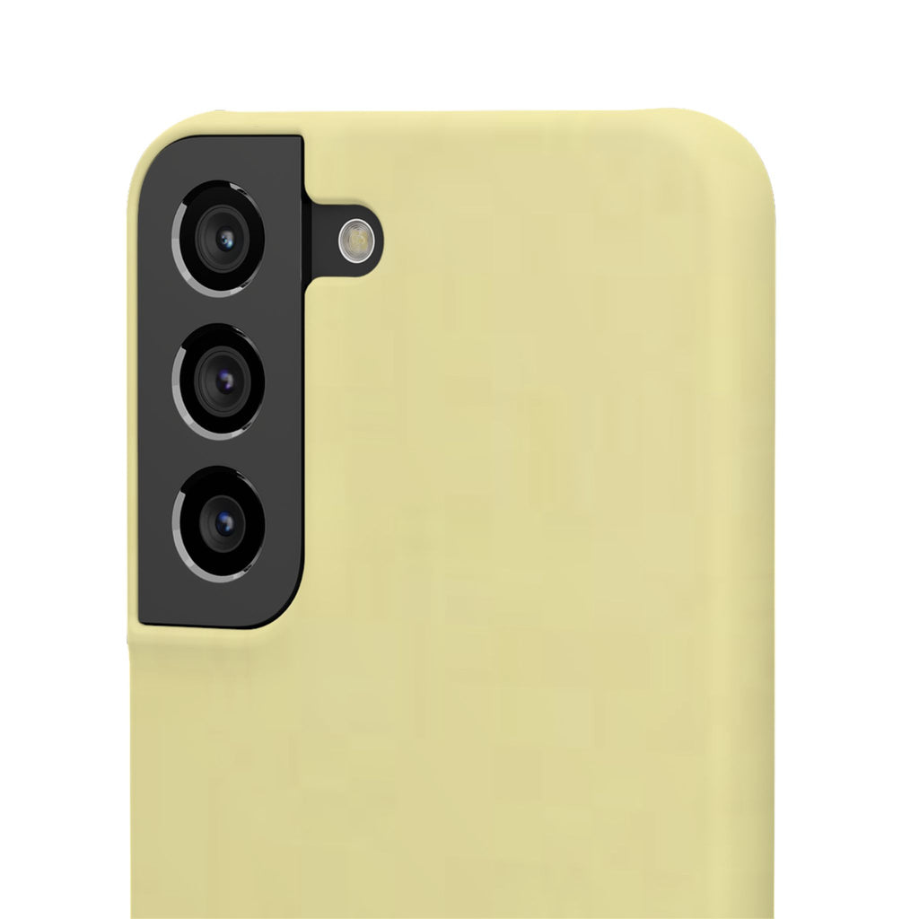 Pale Yellow Snap Phone Case