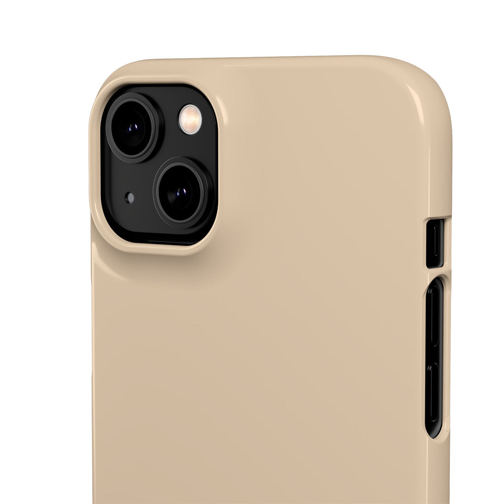 Beige Snap Phone Case