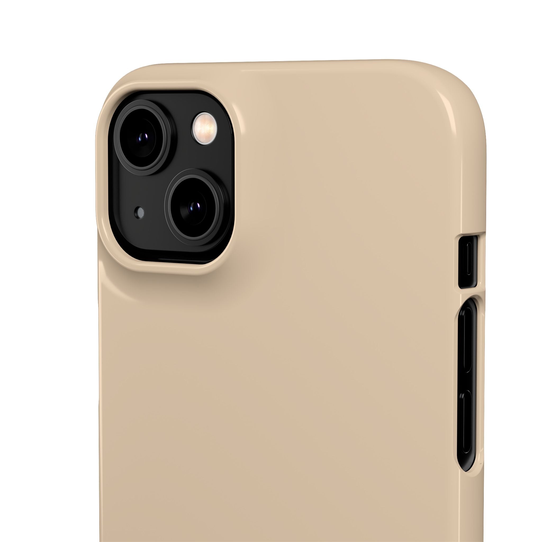 Beige Snap Phone Case