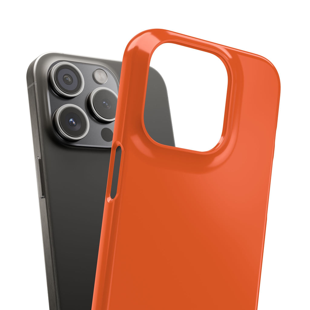 Orange Snap Phone Case