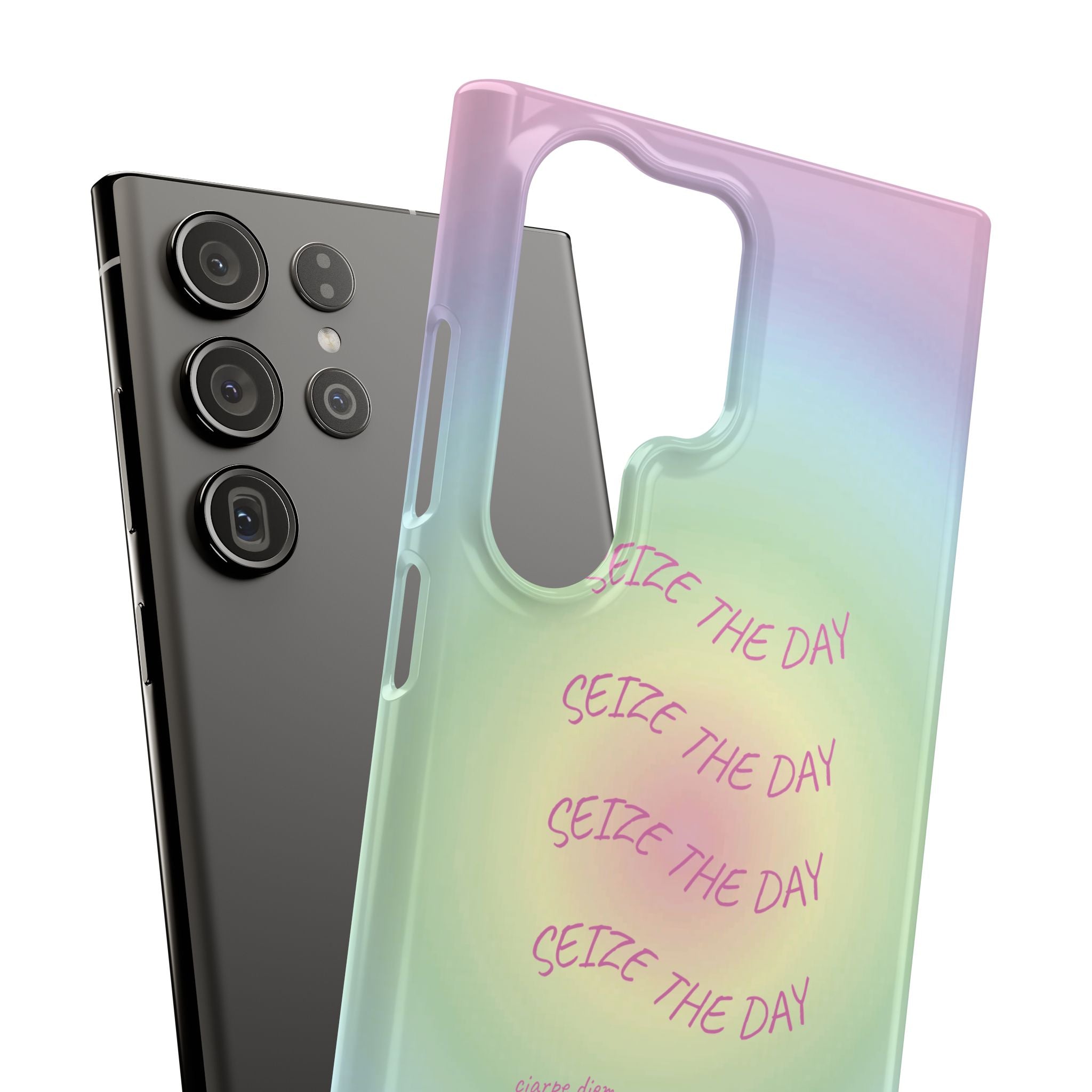 Carpe Diem Bermuda Halo Gradient Snap Phone Case