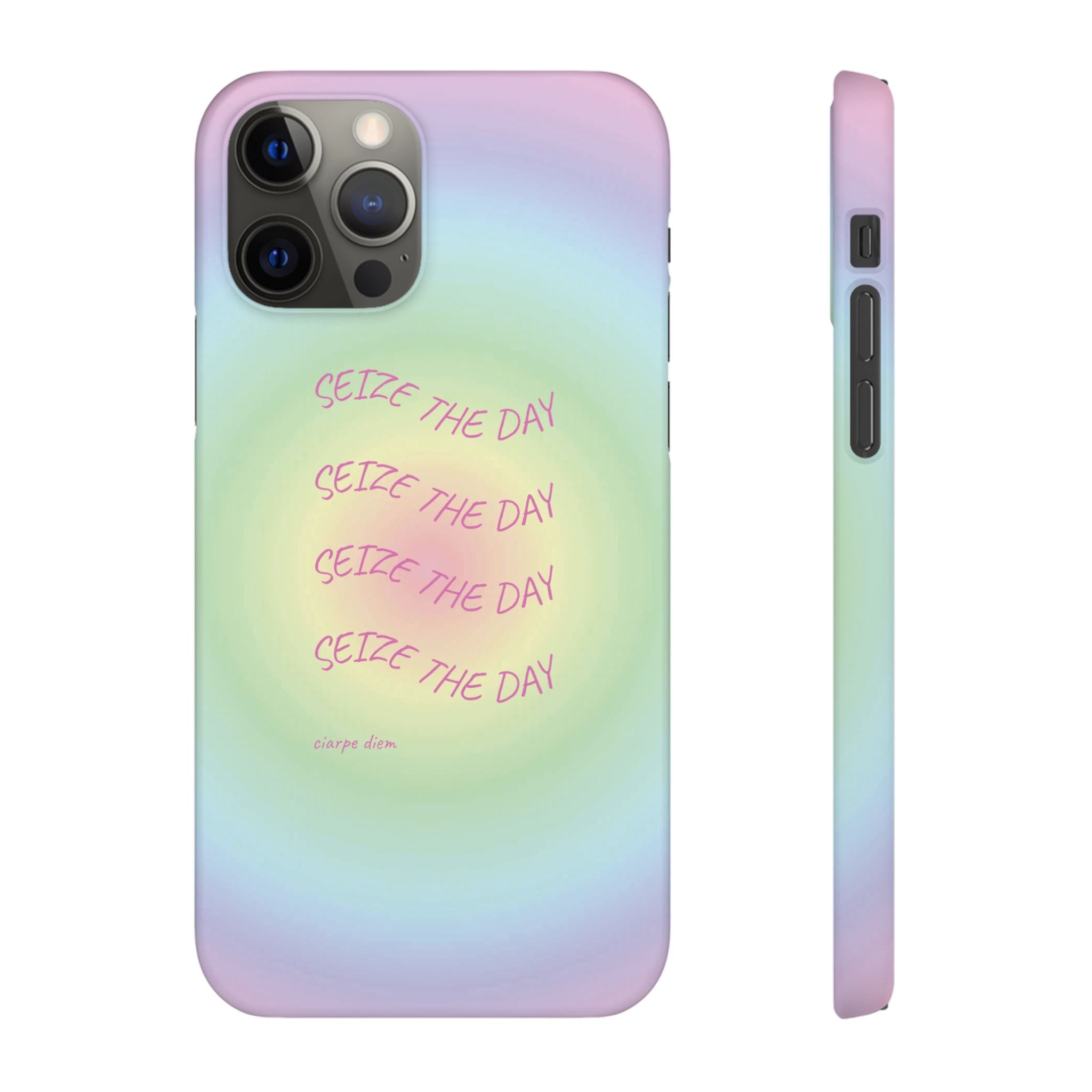Carpe Diem Bermuda Halo Gradient Snap Phone Case