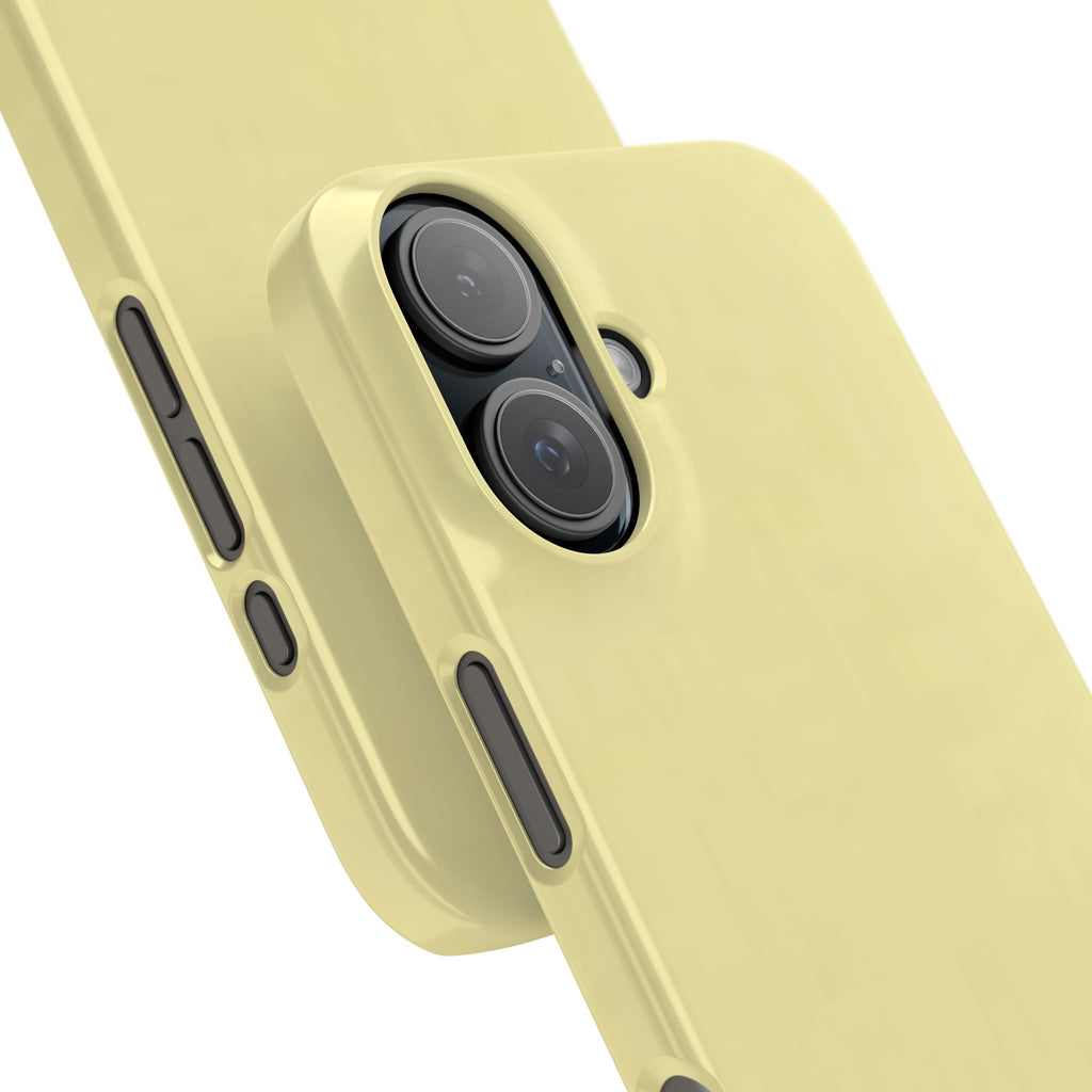 Pale Yellow Snap Phone Case