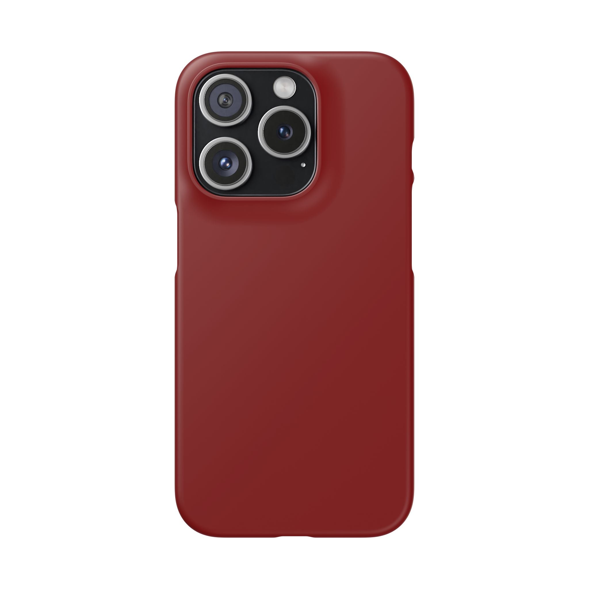 Dark Red Snap Phone Case