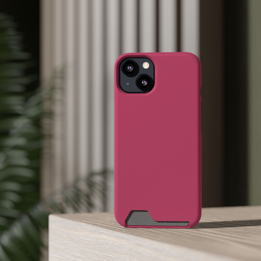 Raspberry Card Holder Phone Case