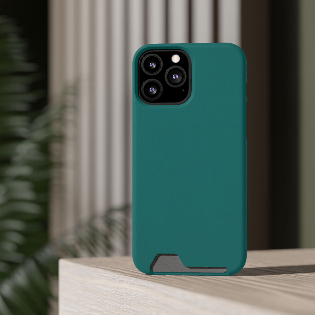 Sea Green Card Holder Phone Case