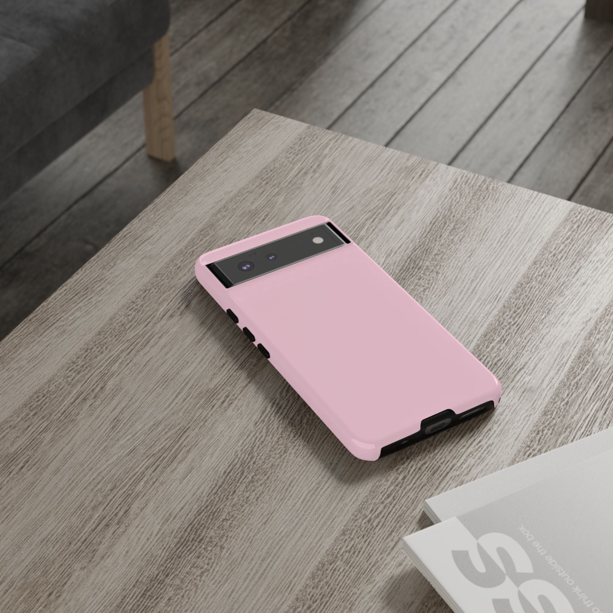 Pale Pink Protective Phone Case