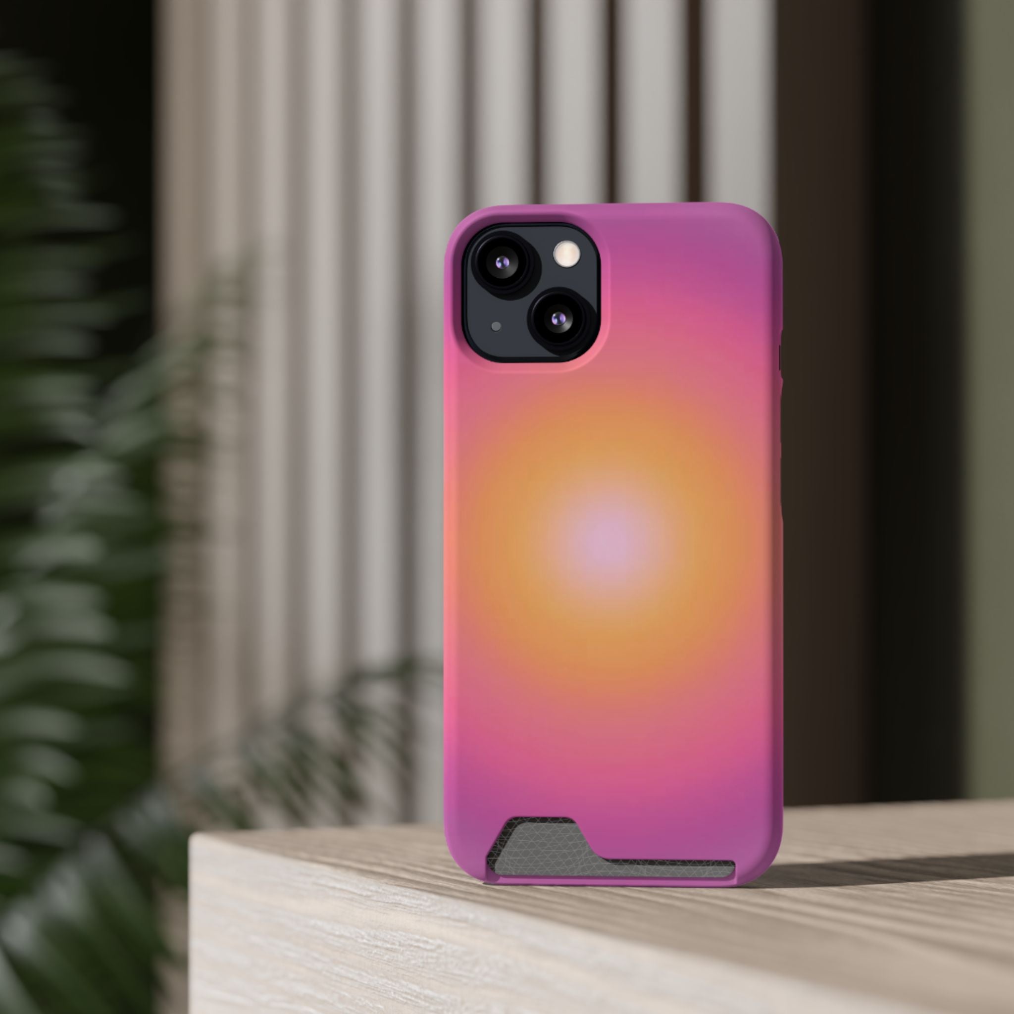 Sunset Gradient Phone Case with Card Holder