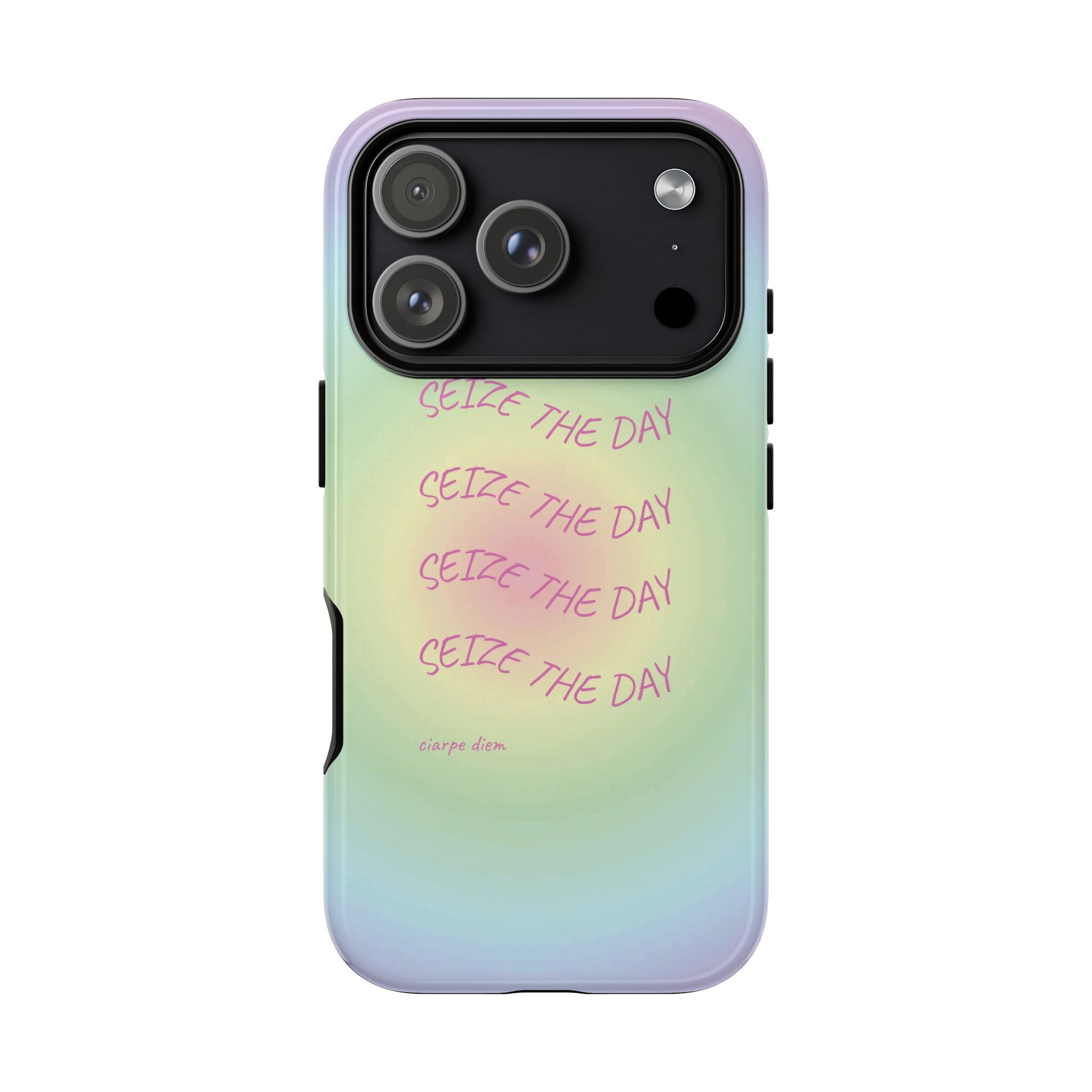 Bermuda Halo Seize The Day Pastel Gradient Tough Phone Case