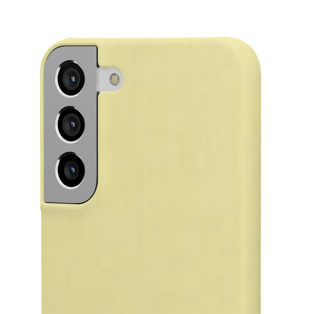 Pale Yellow Snap Phone Case