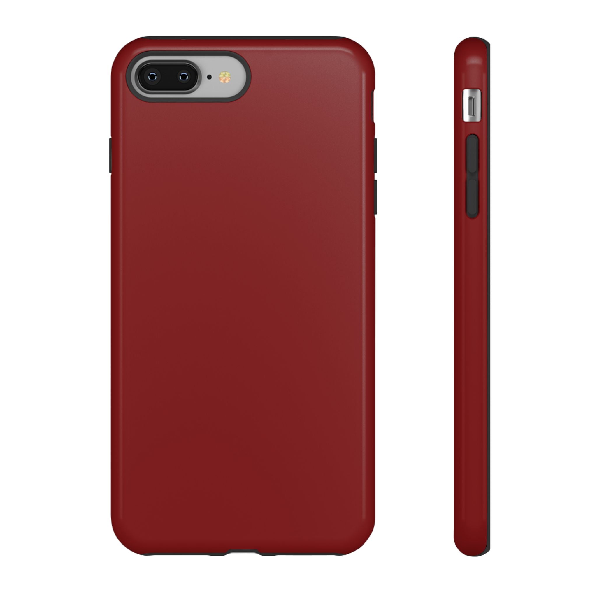 Dark Red Protective Phone Case