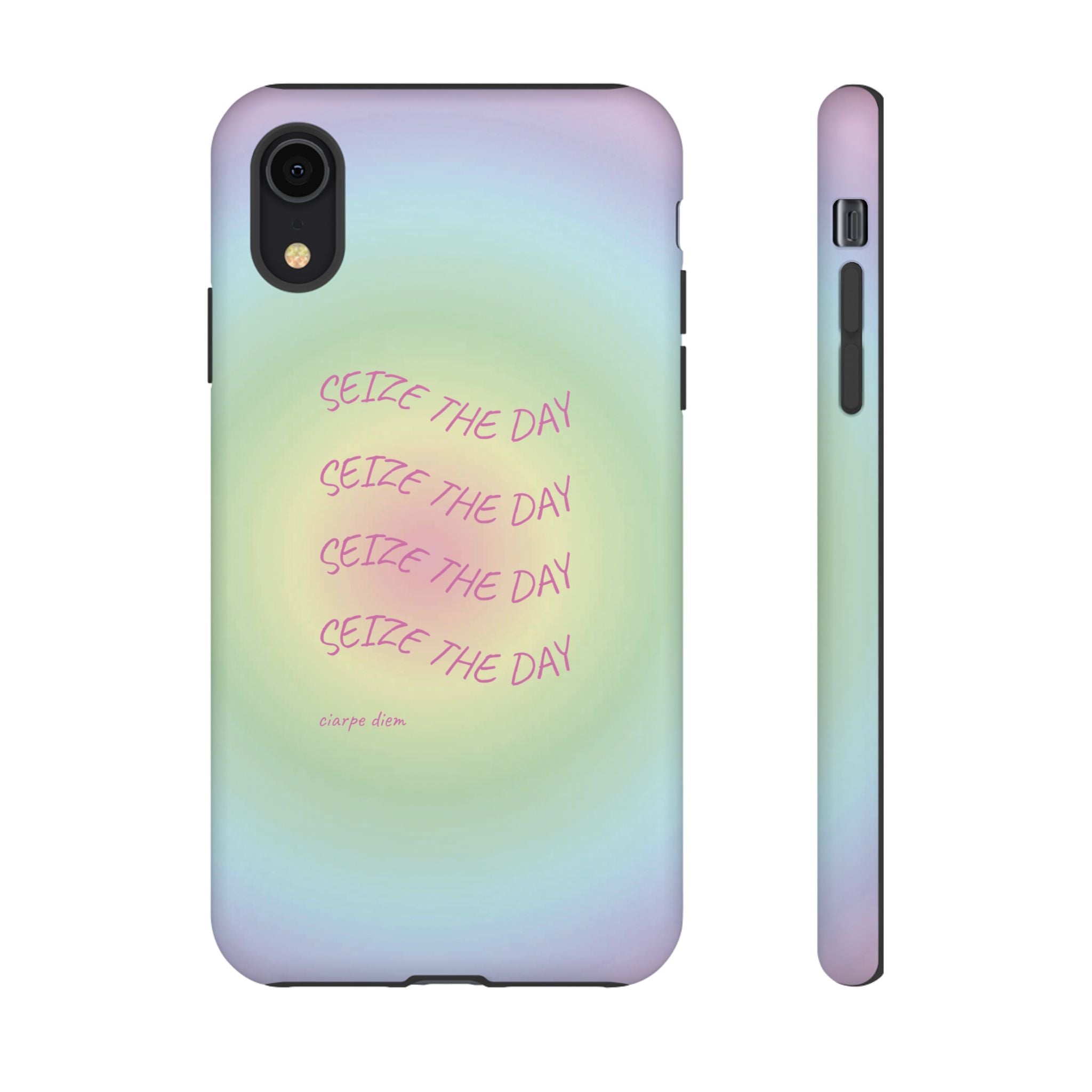 Bermuda Halo Seize The Day Pastel Gradient Tough Phone Case