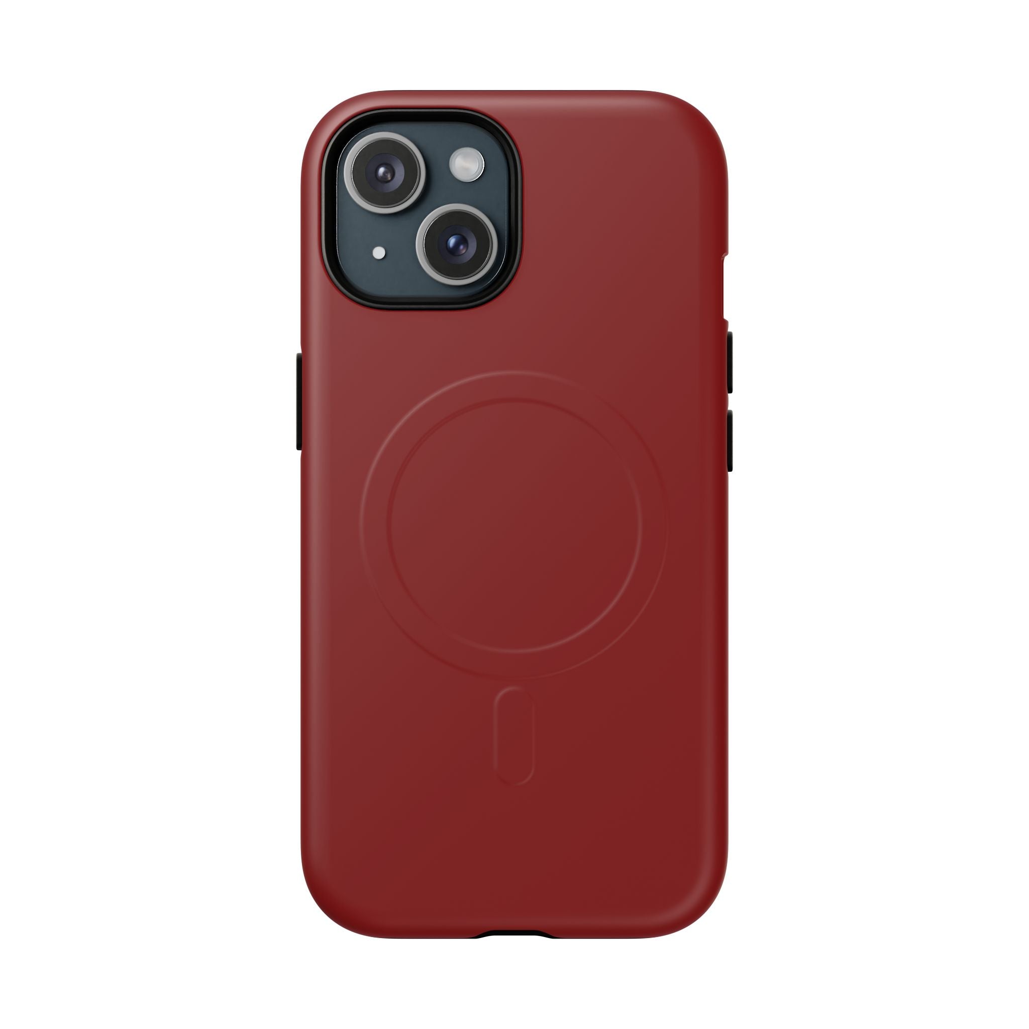 Dark Red MagSafe Protective Phone Case