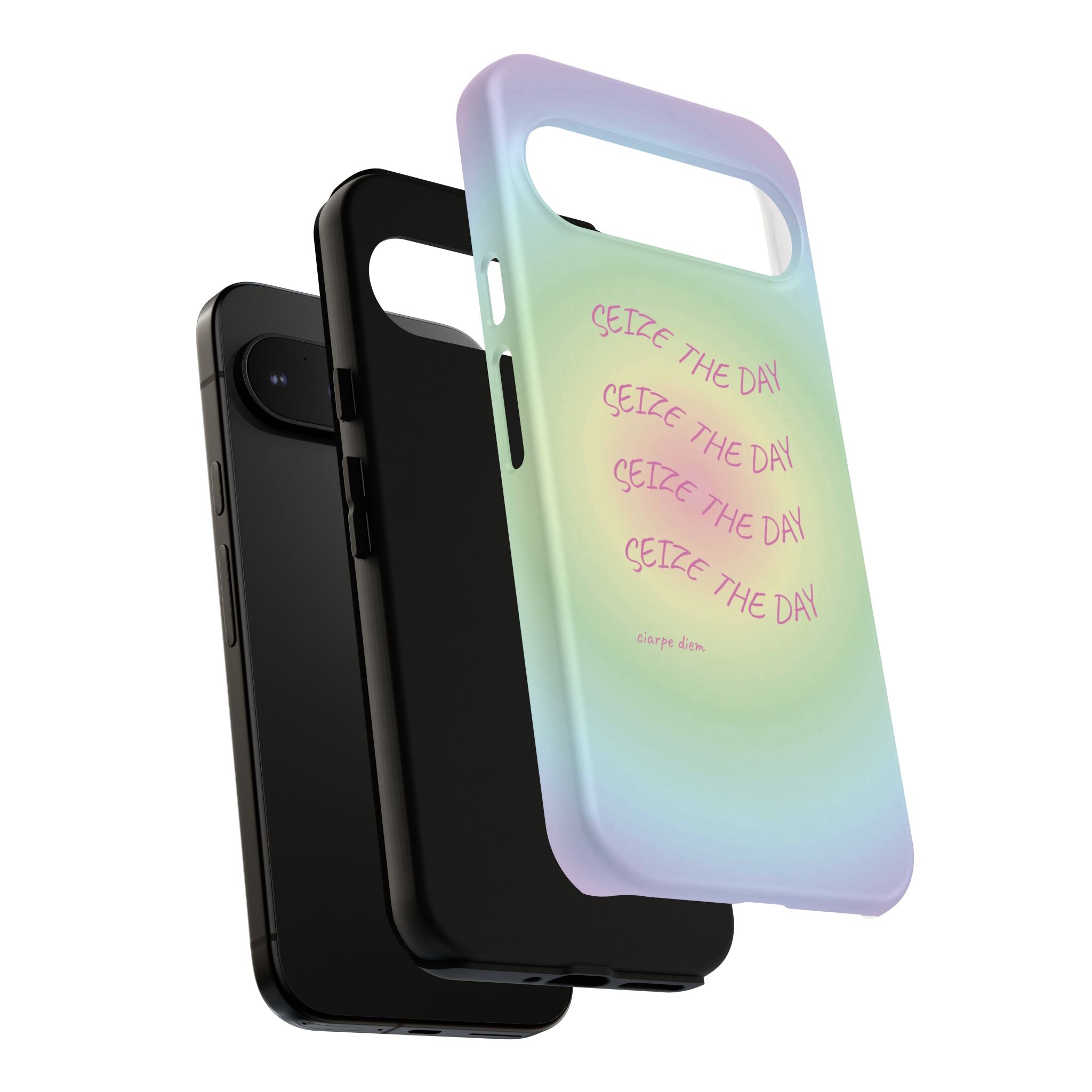 Bermuda Halo Seize The Day Pastel Gradient Tough Phone Case