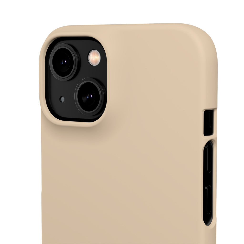 Beige Snap Phone Case