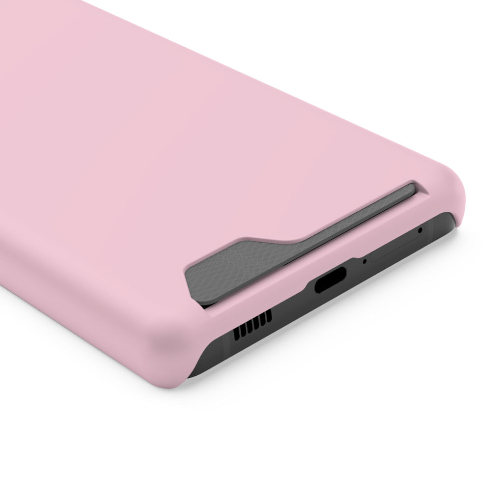 Pale Pink Card-Holder Phone Case