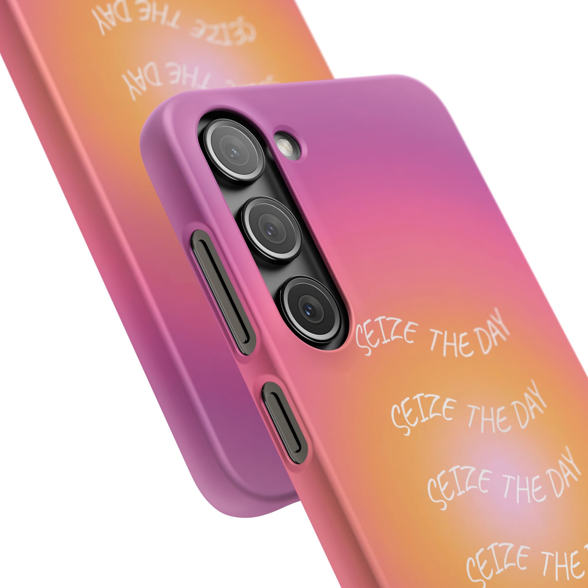Carpe Diem Sunburst Gradient Snap Phone Case