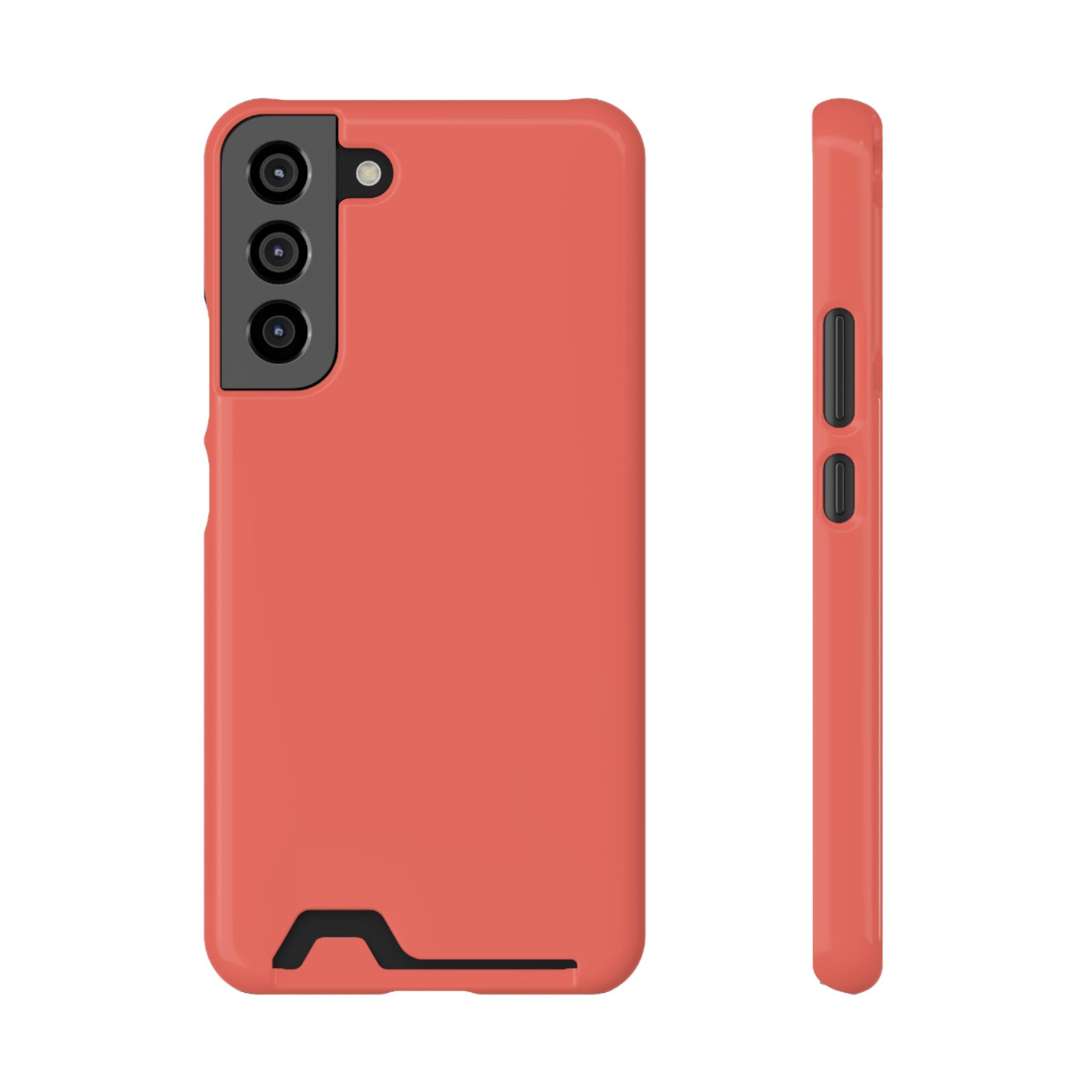 Coral Cardholder Phone Case