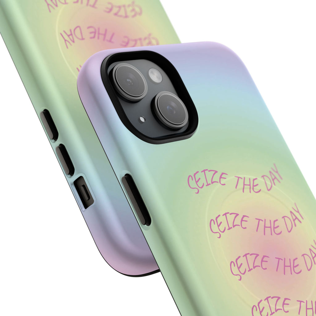 Bermuda Halo Seize The Day Gradient MagSafe Protective Phone Case