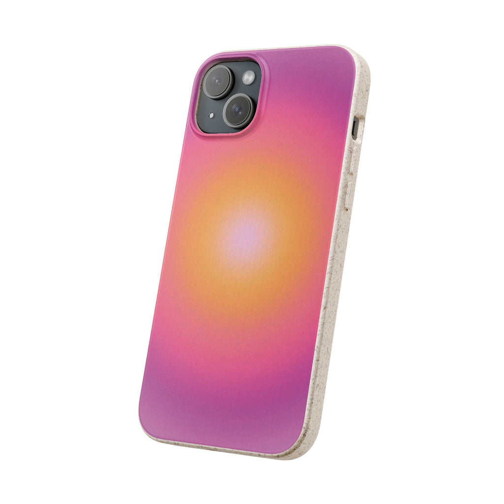 Sunset Glow Biodegradable Phone Case -  Eco-Friendly Cover