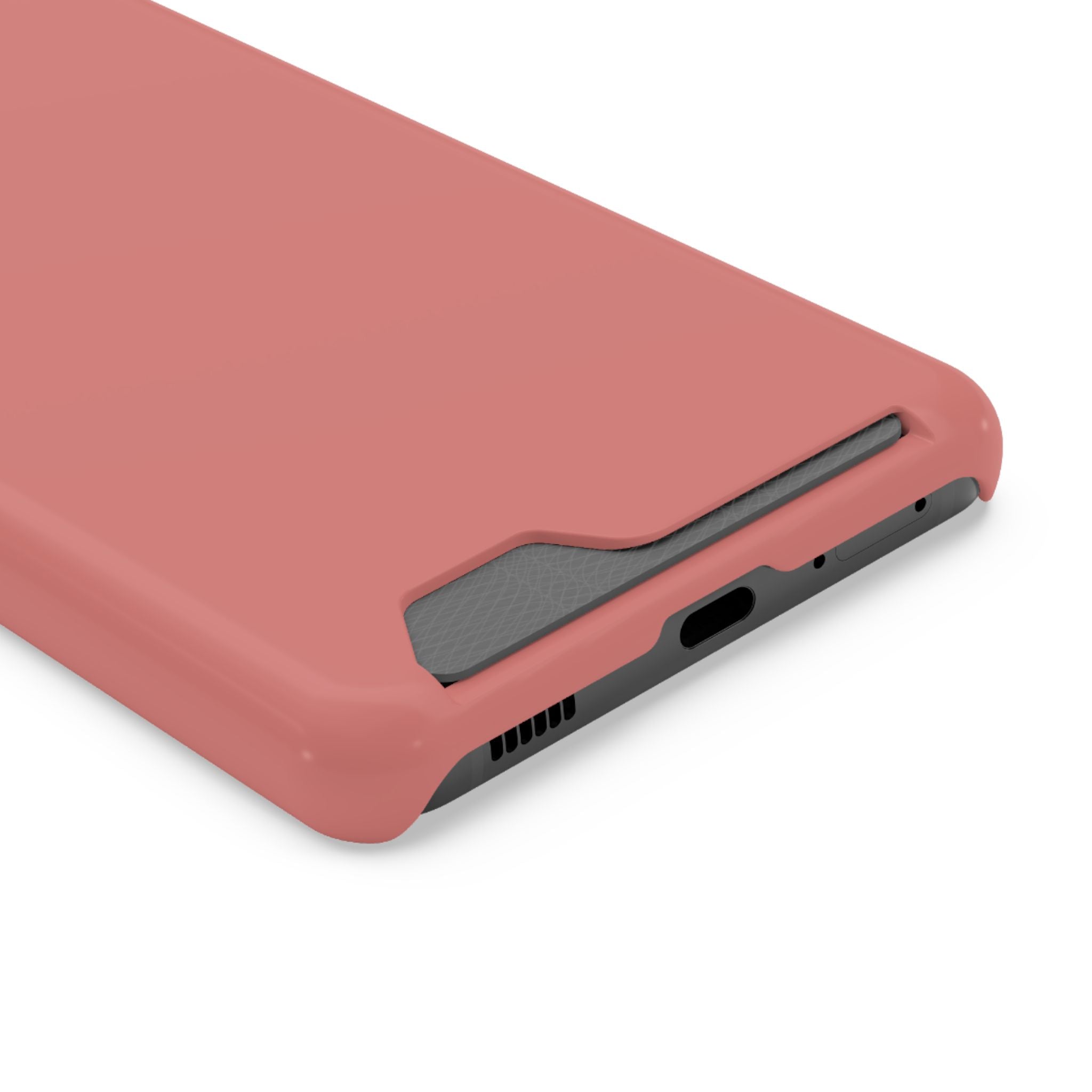 Frosty Pink Card Holder Phone Case