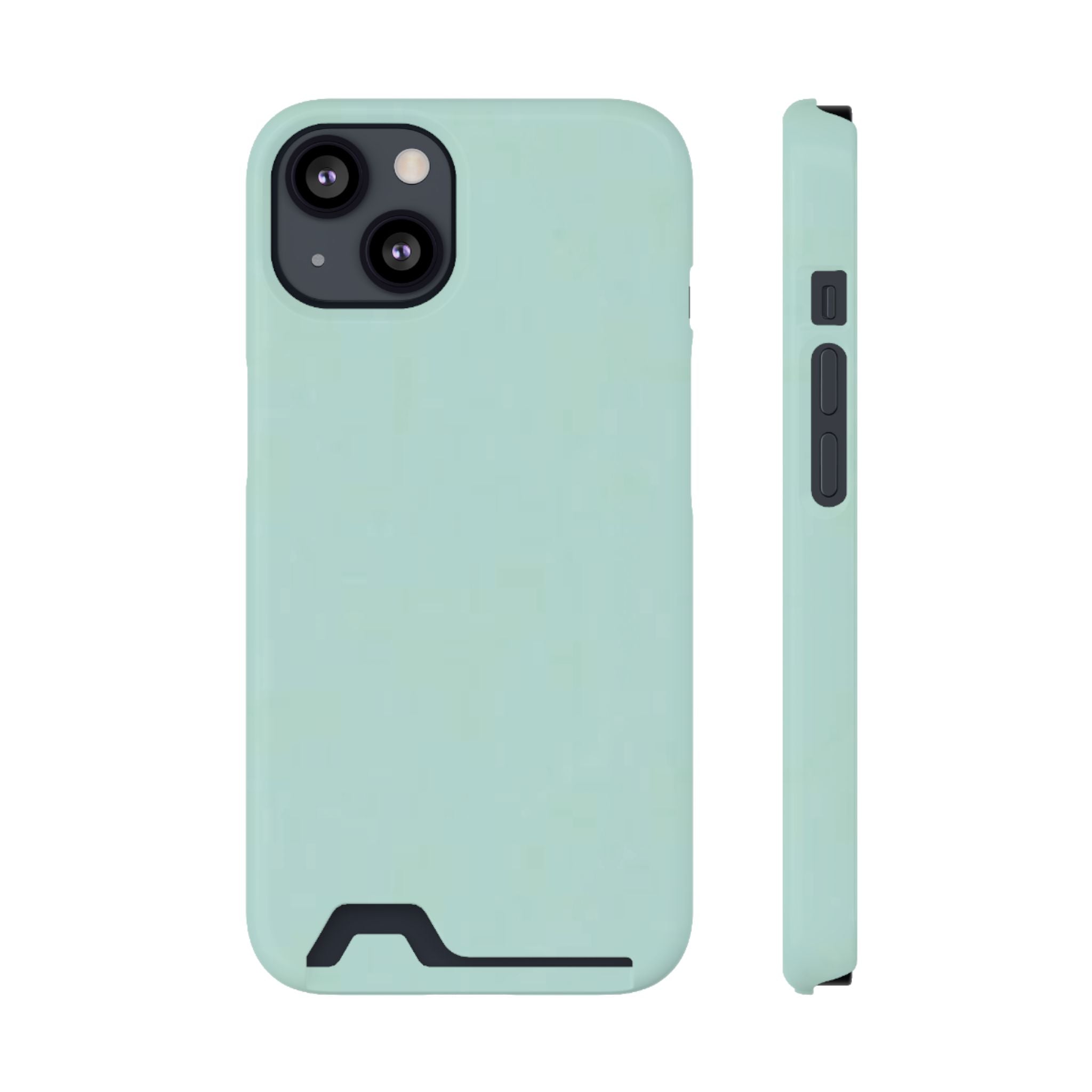 Light Mint Card Holder Phone Case
