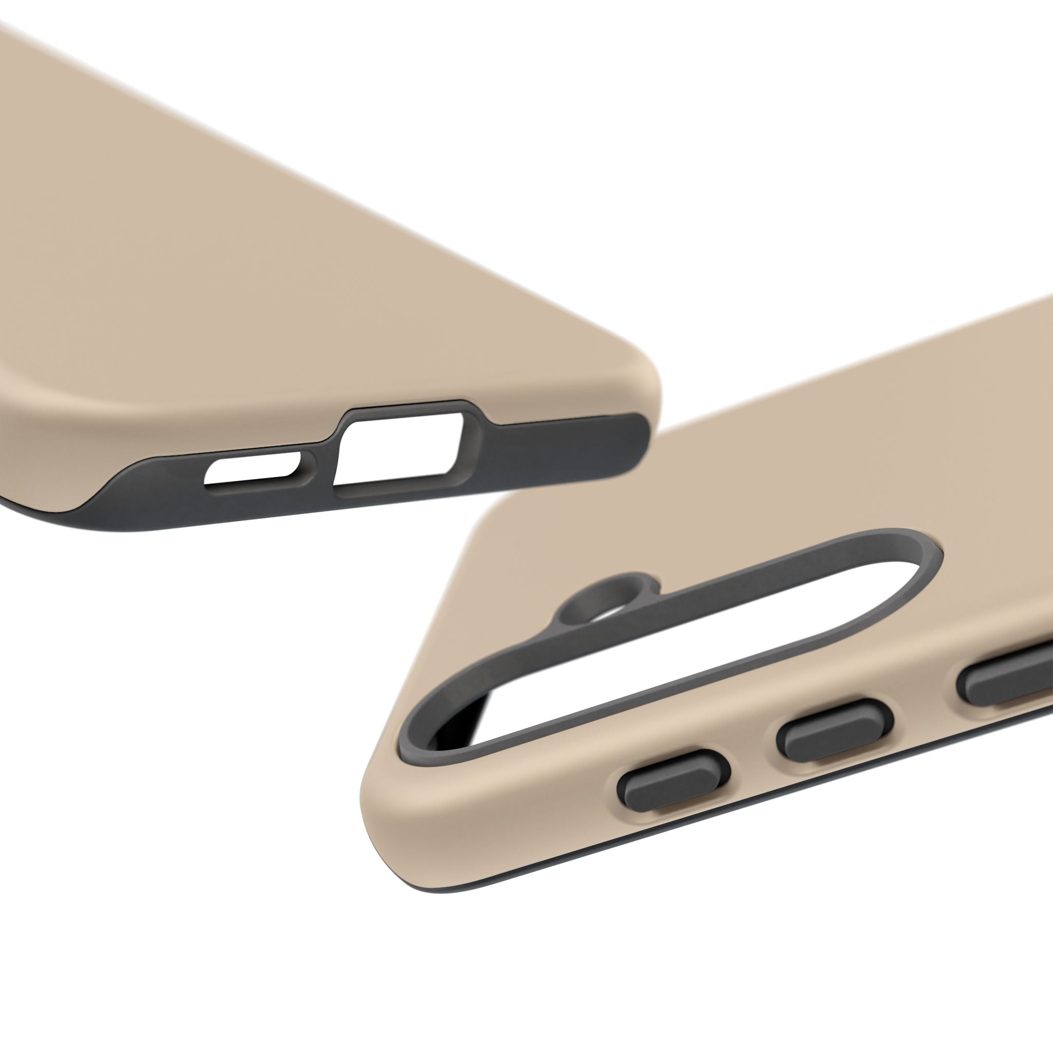 Beige Protective Phone Case