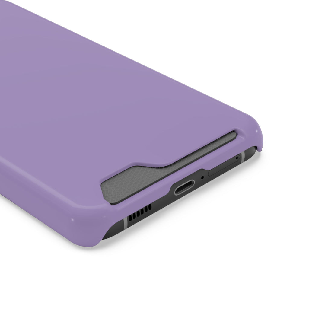 Lilac Card Holder Phone Case