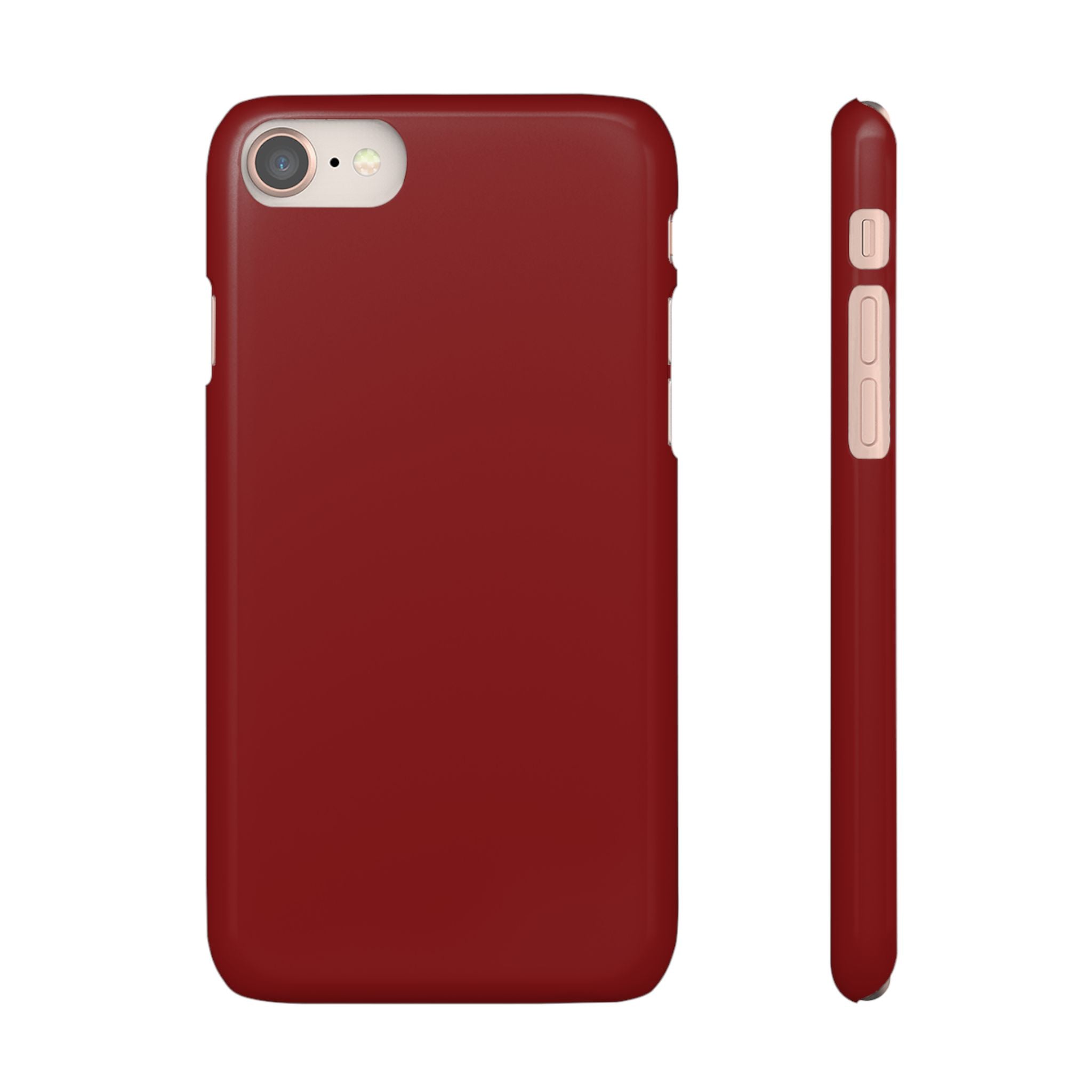 Dark Red Snap Phone Case
