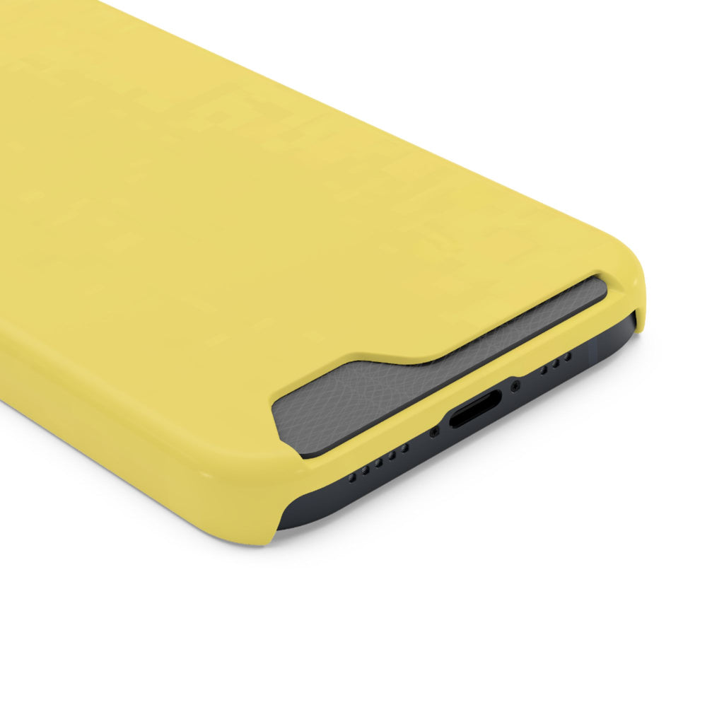 Yellow Card-Holder Phone Case
