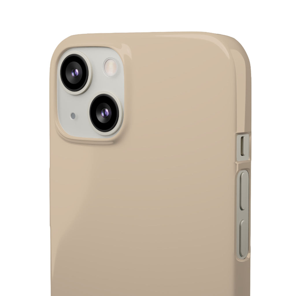 Beige Snap Phone Case