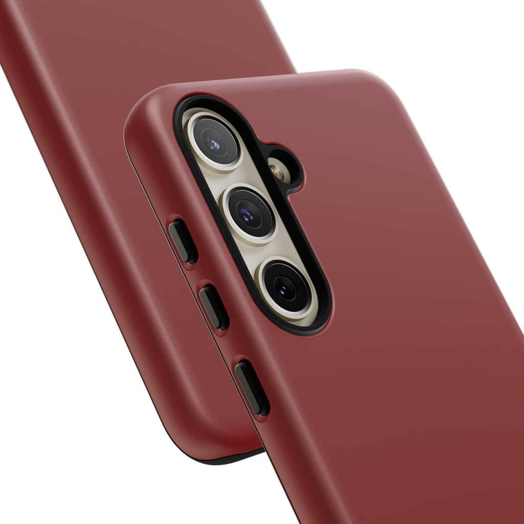 Dark Red Protective Phone Case