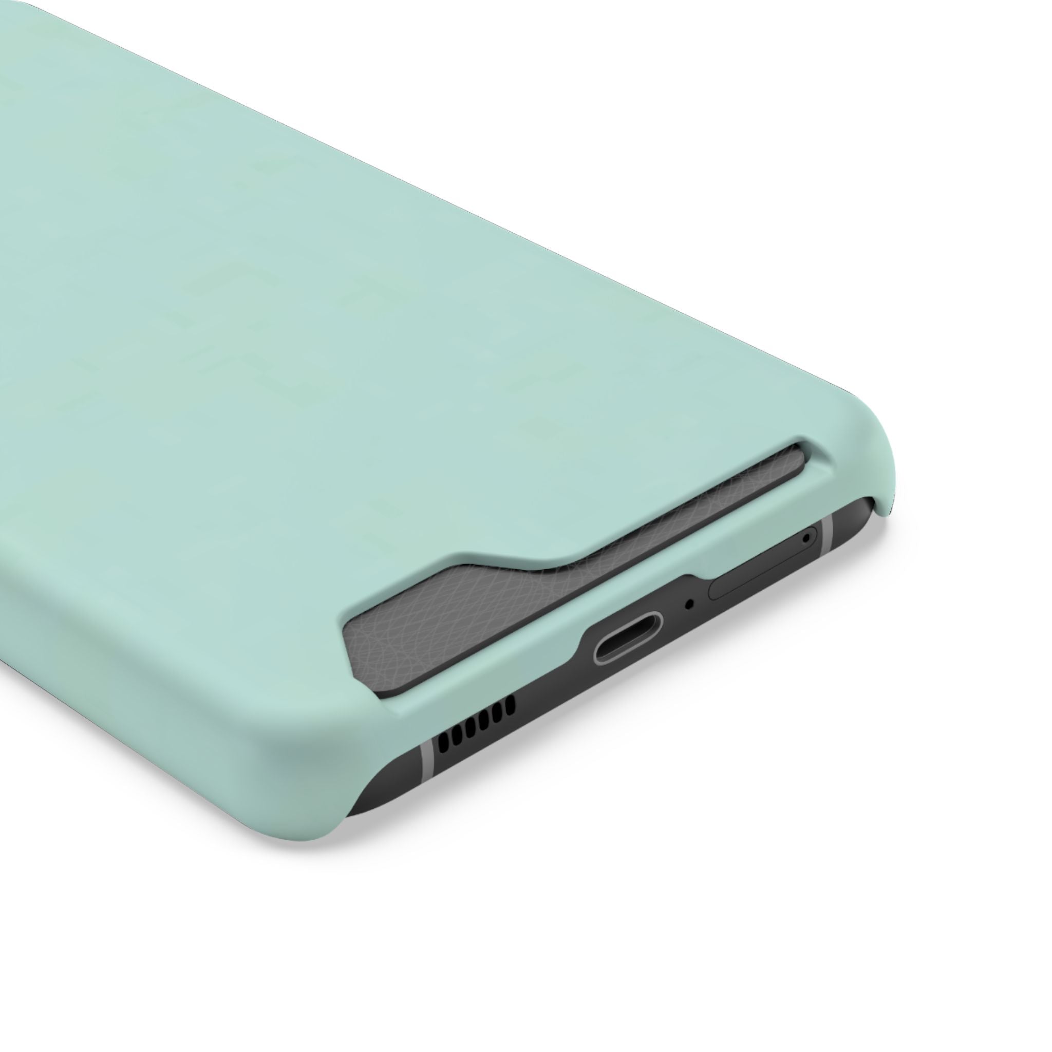 Light Mint Card Holder Phone Case