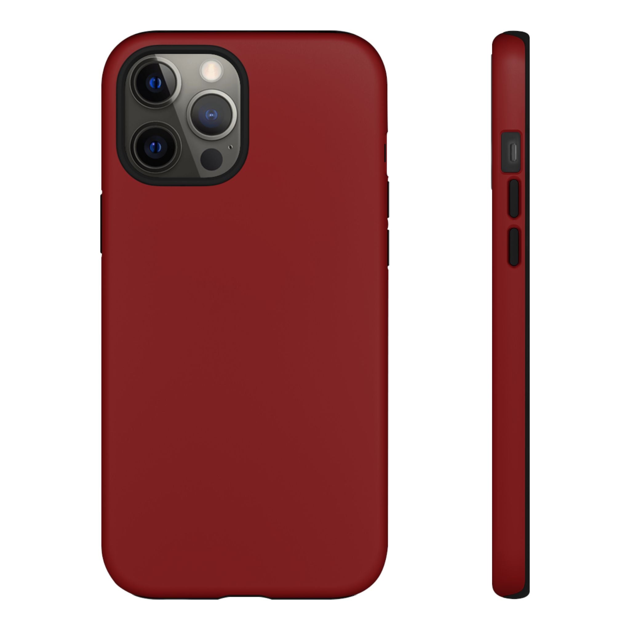 Dark Red Protective Phone Case