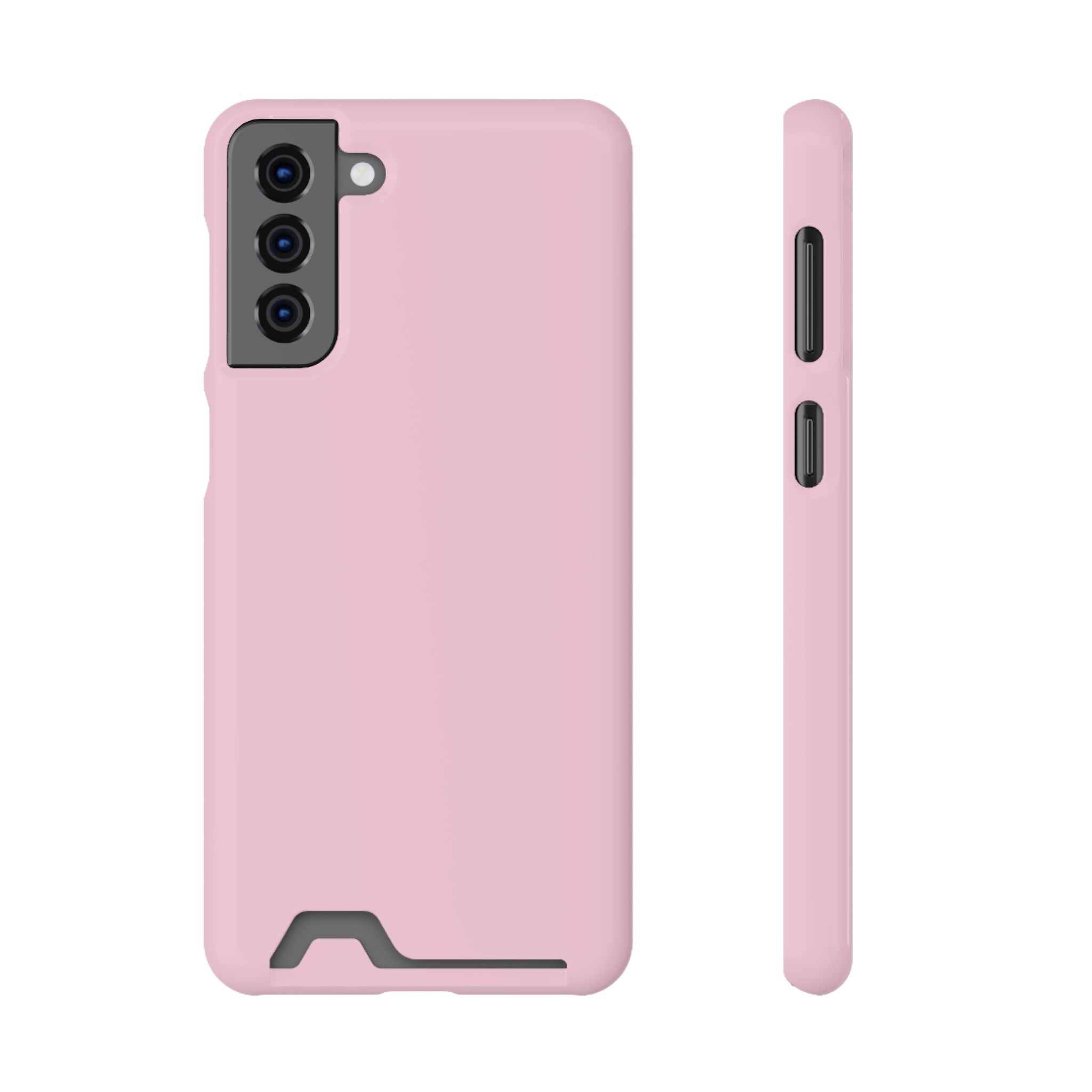 Pale Pink Card-Holder Phone Case