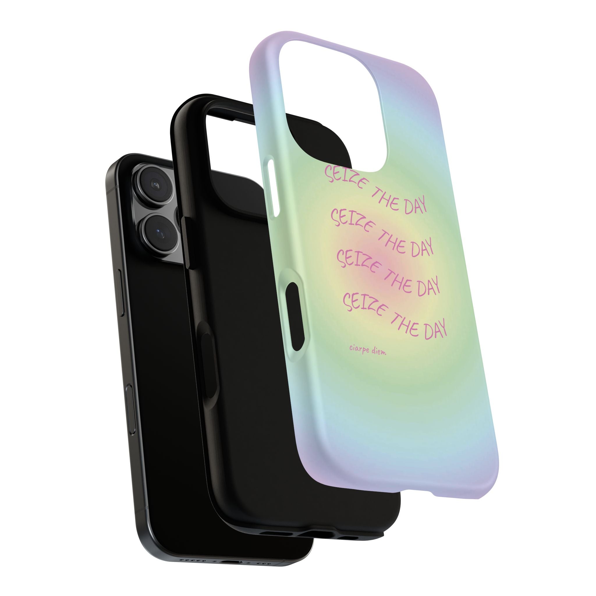 Bermuda Halo Seize The Day Pastel Gradient Tough Phone Case