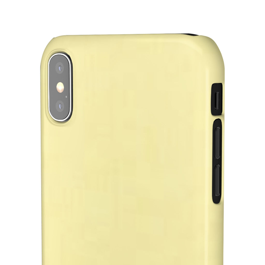 Pale Yellow Snap Phone Case