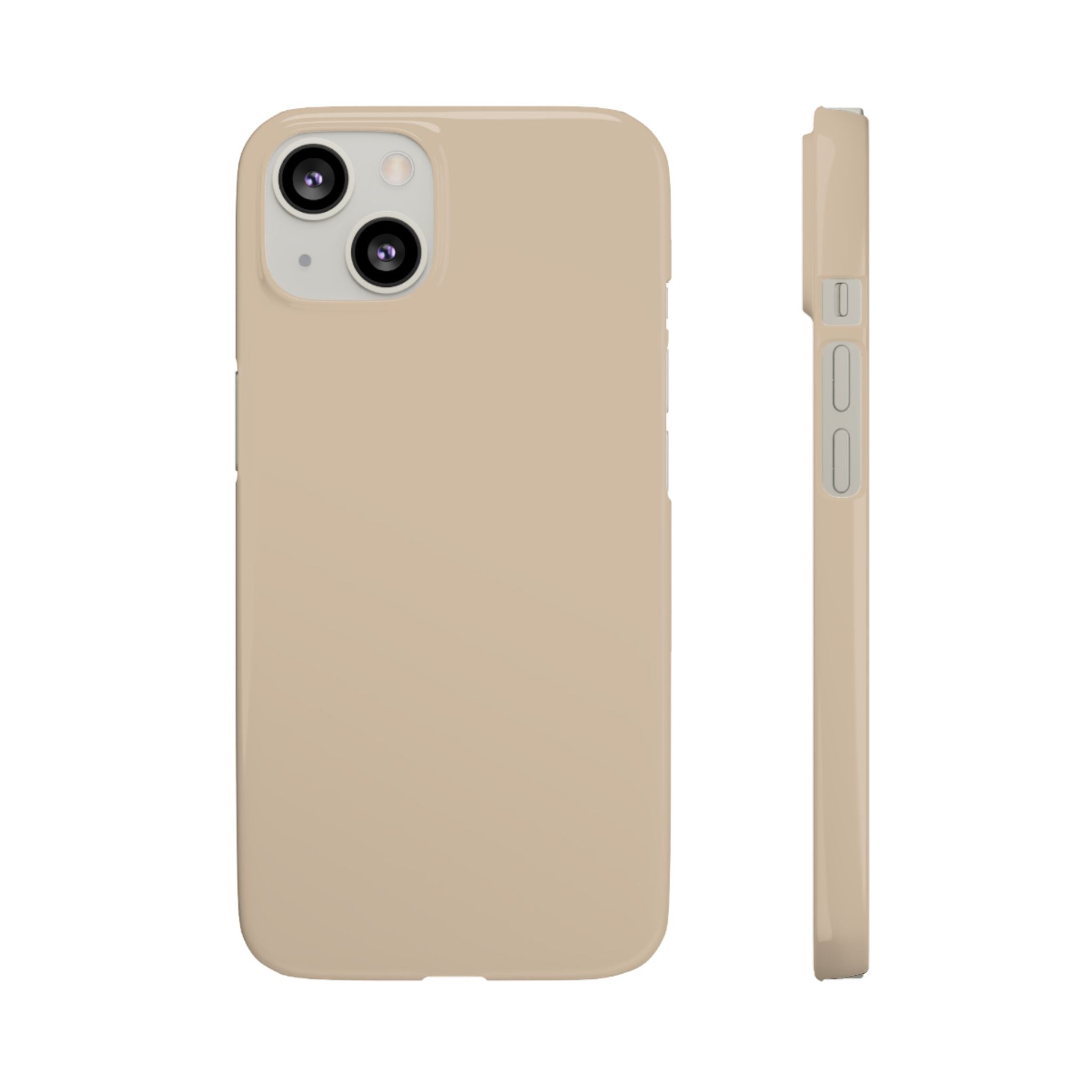 Beige Snap Phone Case