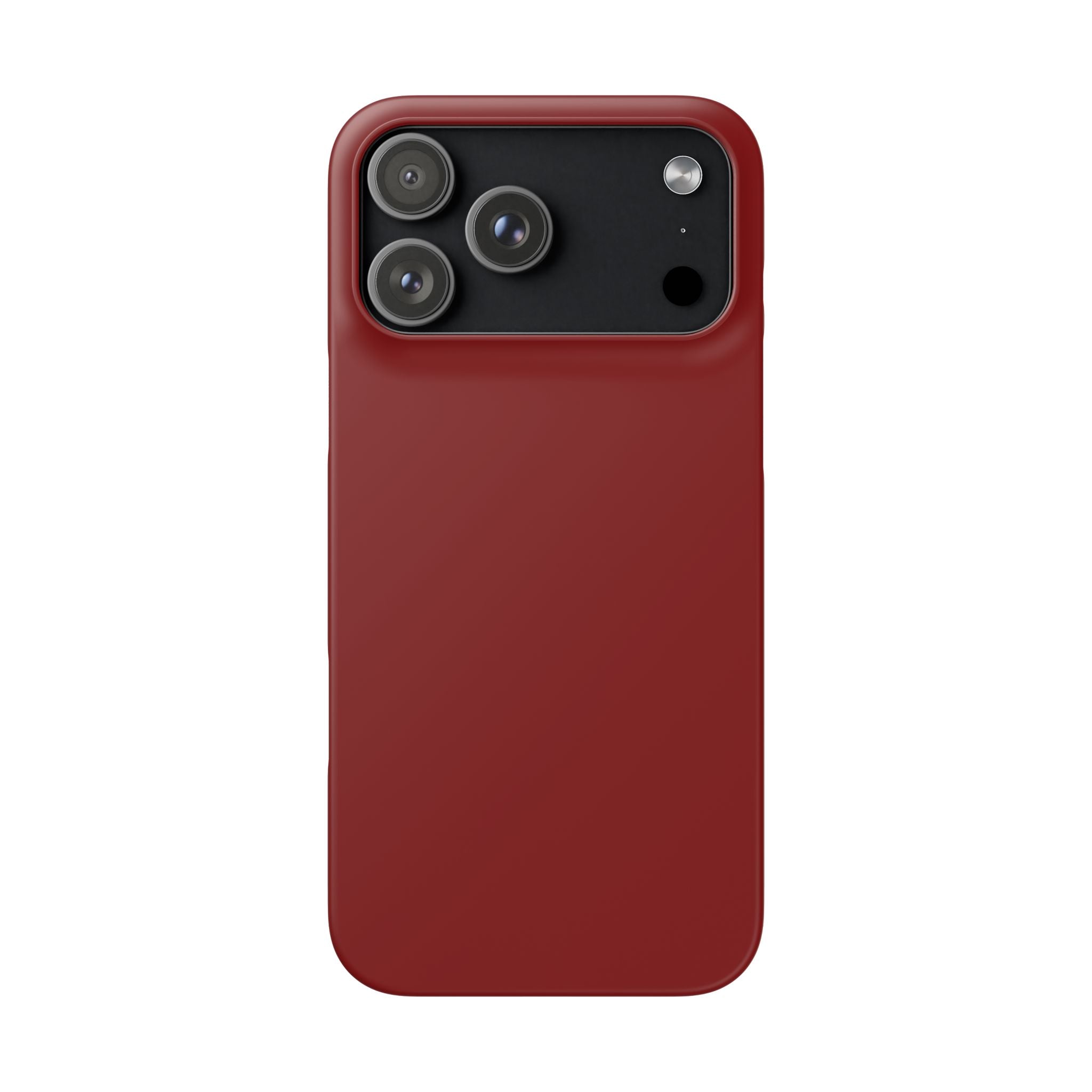 Dark Red Snap Phone Case